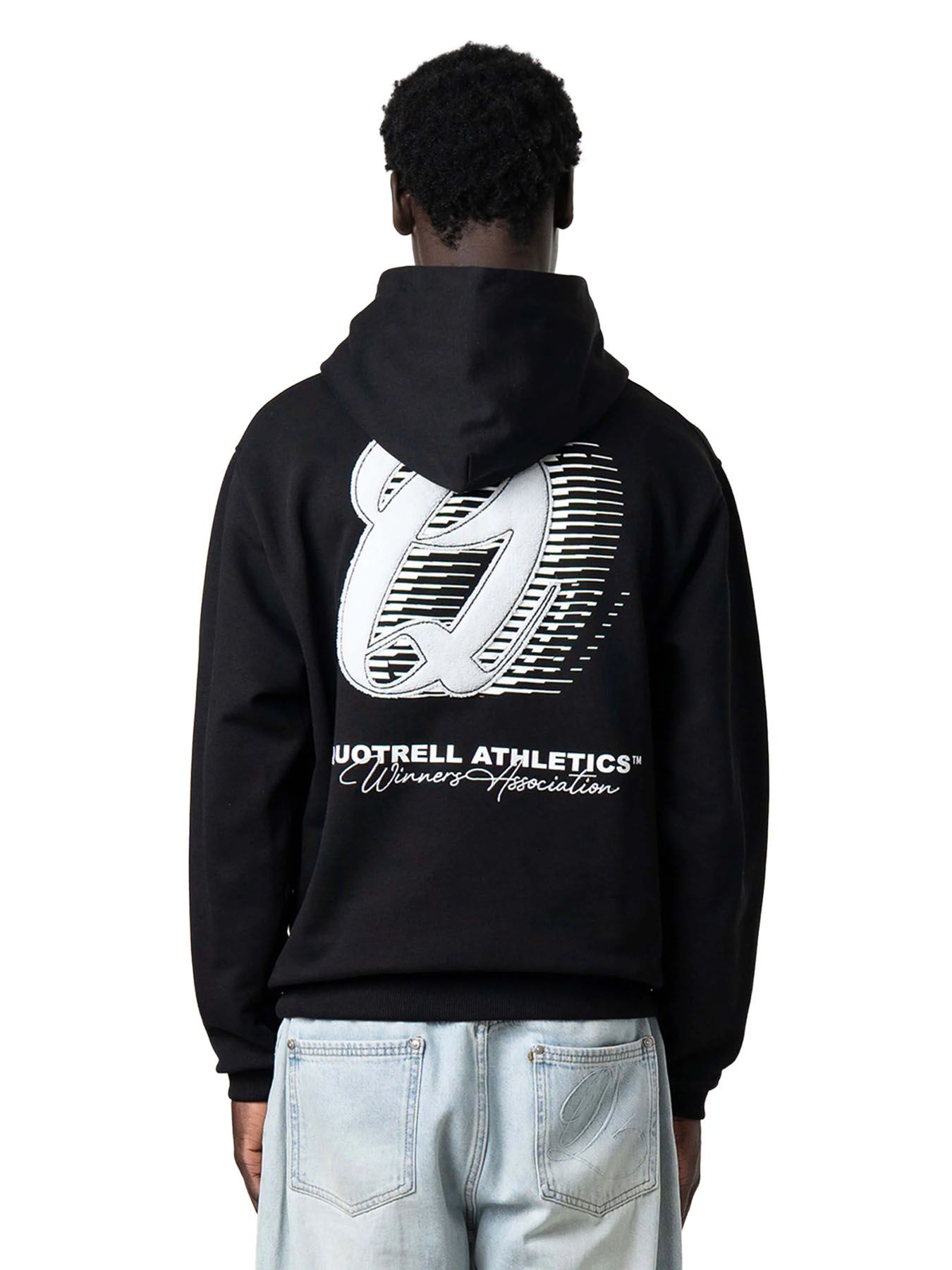 Quotrell Athletics hoodie Black/White 2900161390041 Quotrell Athletics hoodie Black/White 2900161390041