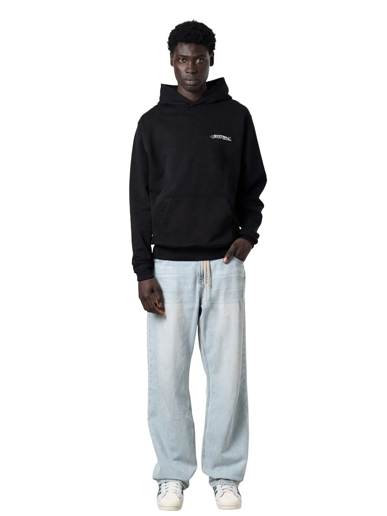 Quotrell Athletics hoodie Black/White 2900161390041 Quotrell Athletics hoodie Black/White 2900161390041