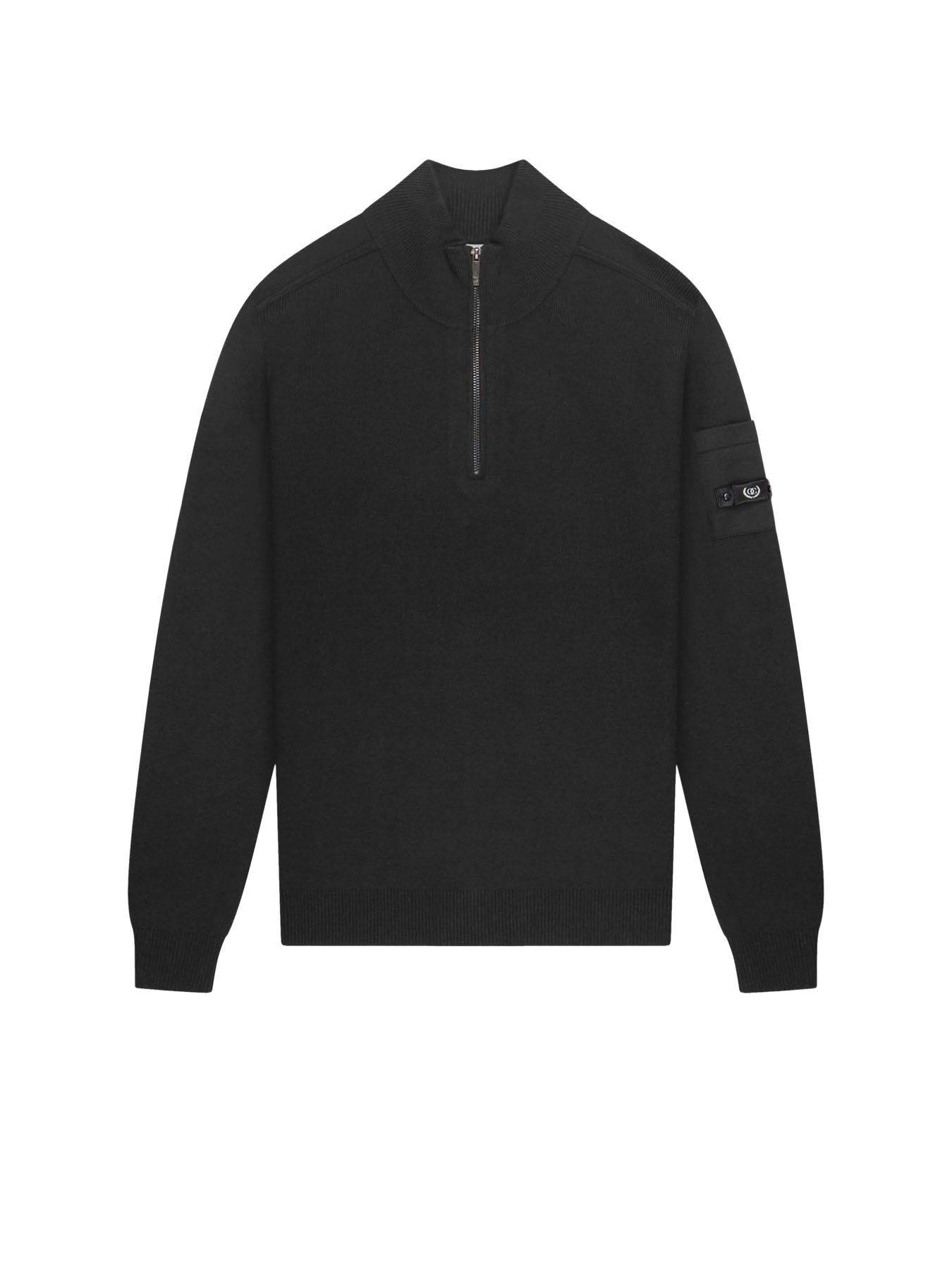 Quotrell Palace knitted halfzip Black 2900161391048 Quotrell Palace knitted halfzip Black 2900161391048