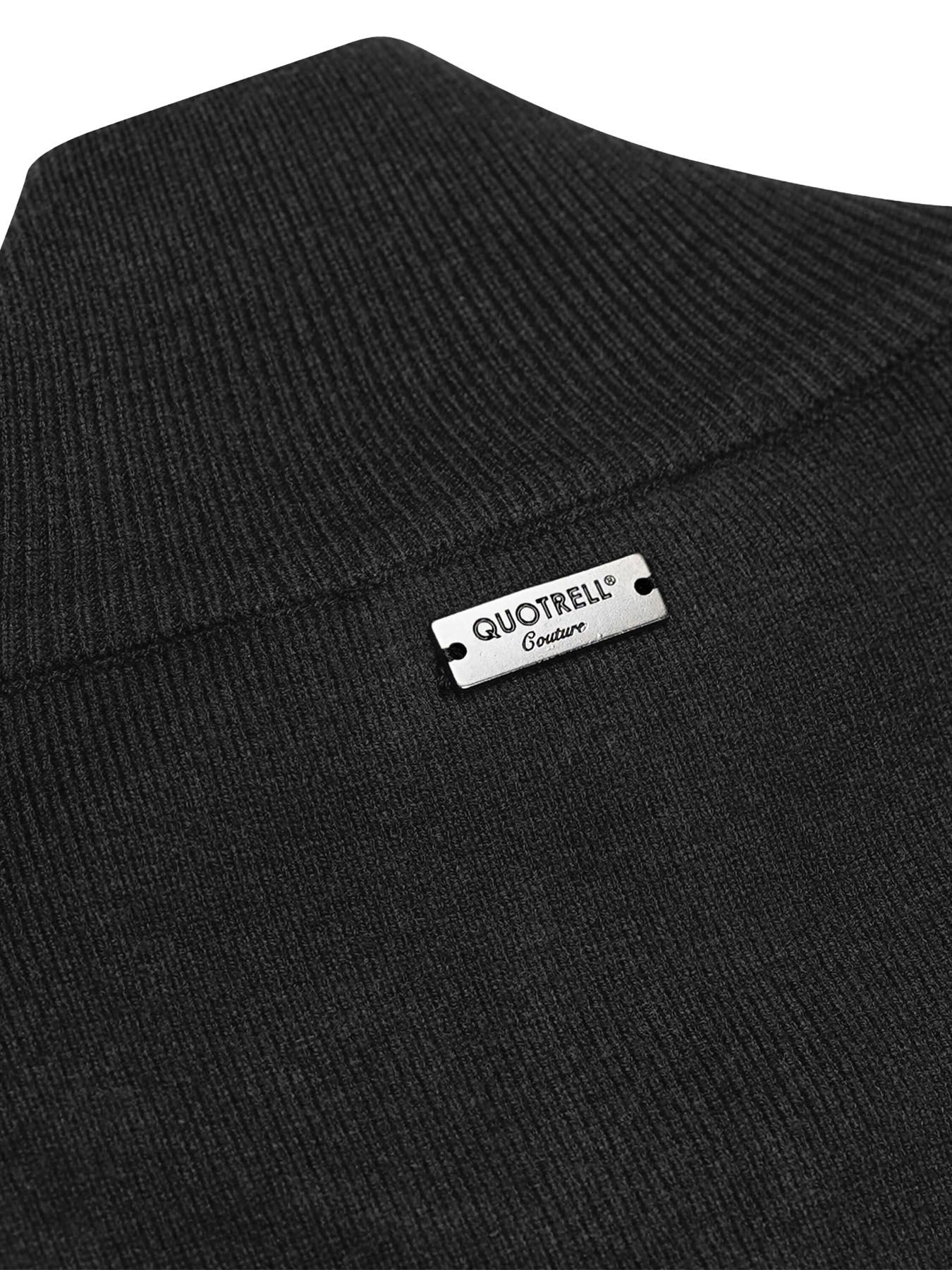 Quotrell Palace knitted halfzip Black 2900161391048 Quotrell Palace knitted halfzip Black 2900161391048
