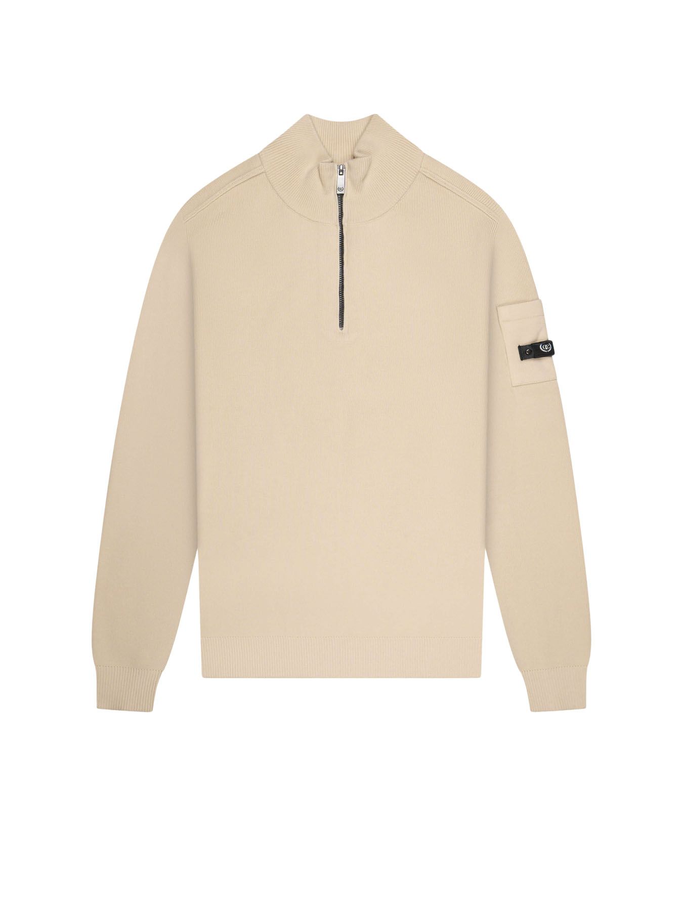 Quotrell Palace knitted halfzip ecru 2900161392045 Quotrell Palace knitted halfzip ecru 2900161392045