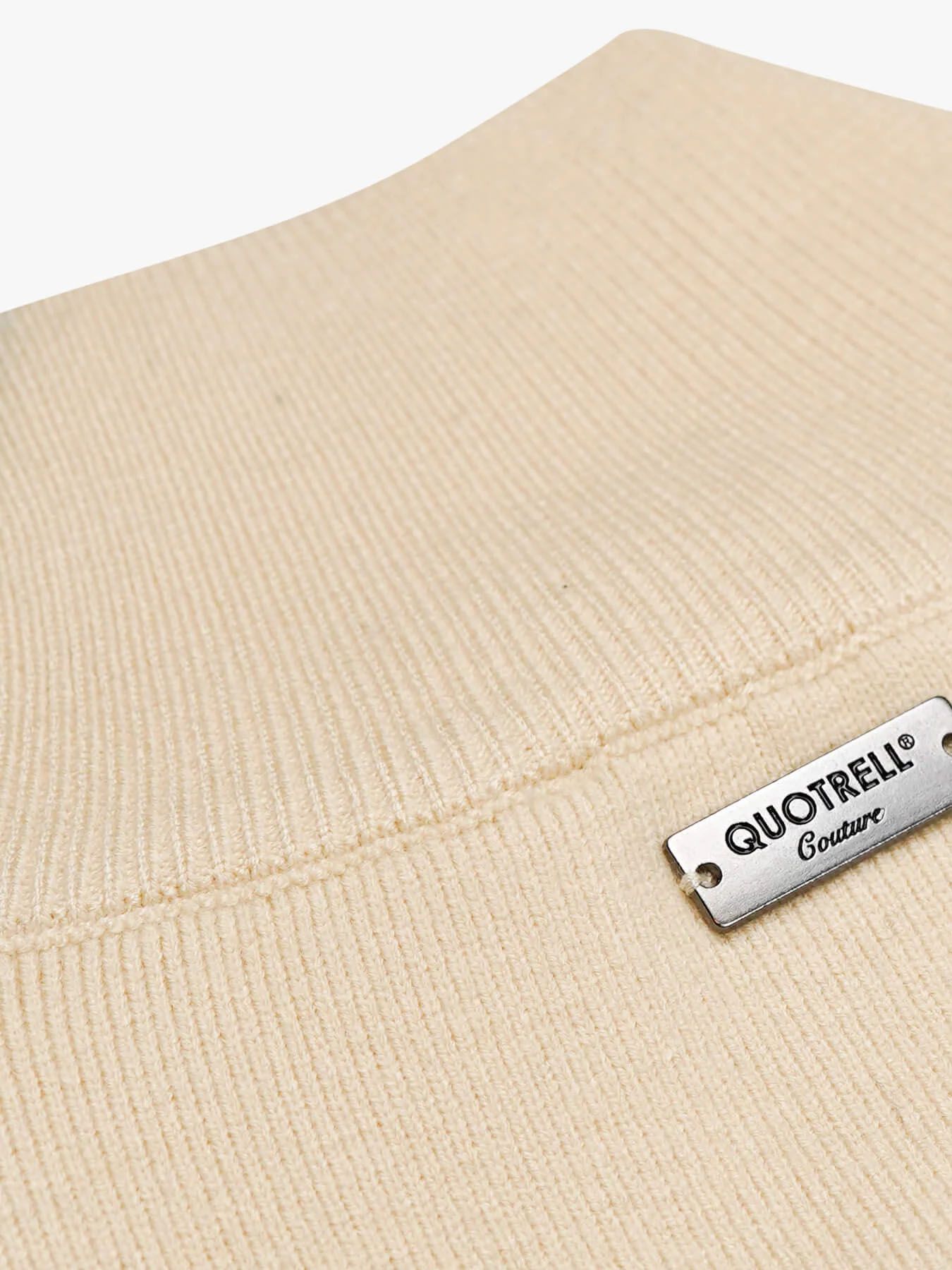 Quotrell Palace knitted halfzip ecru 2900161392045 Quotrell Palace knitted halfzip ecru 2900161392045