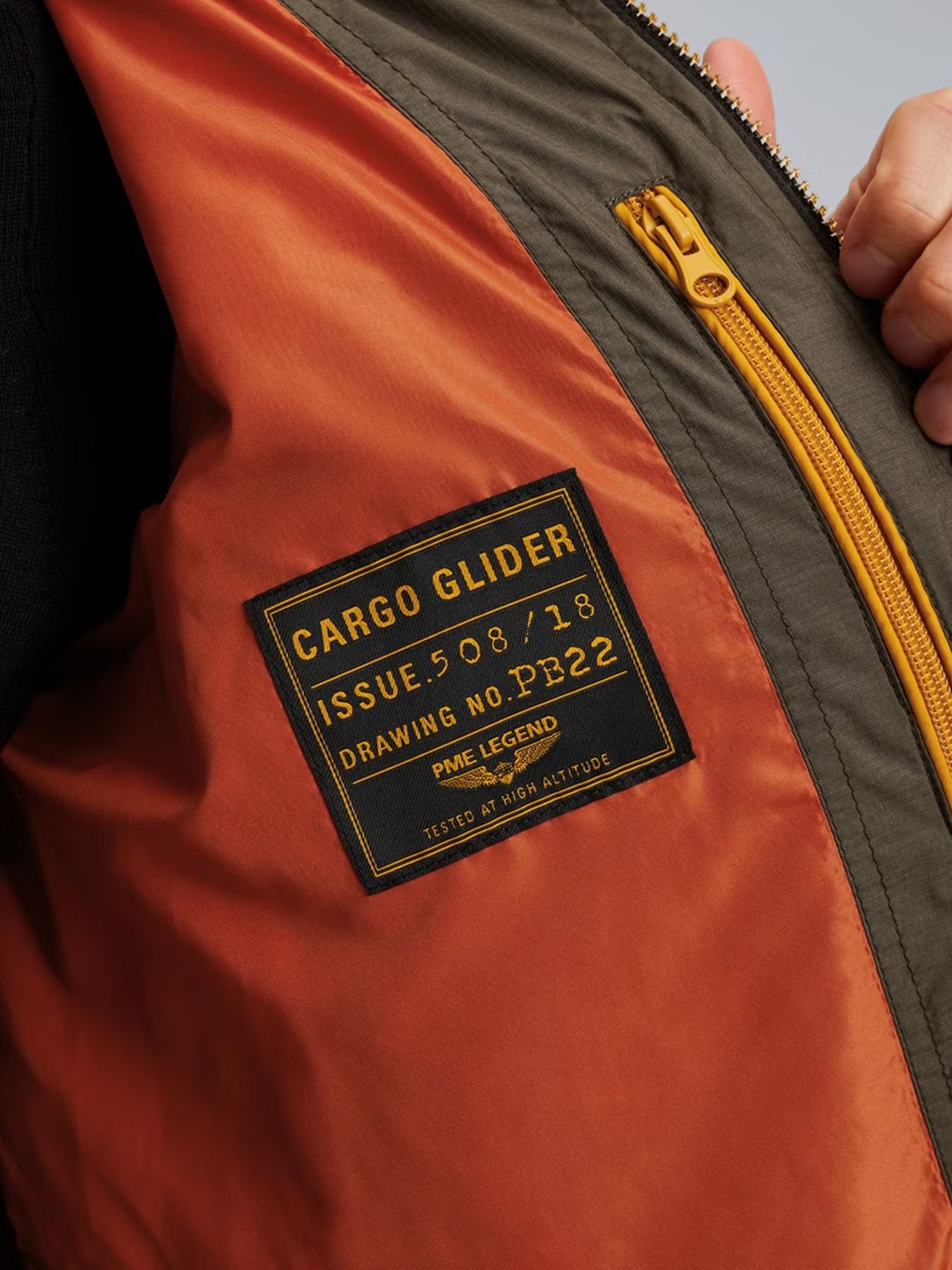 Pme Legend Flight jacket CARGO GLIDER Brights Beluga 2900161393028