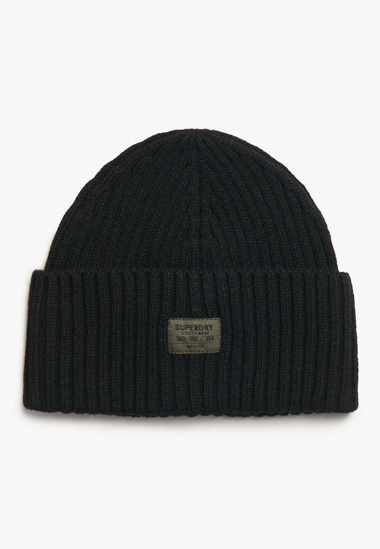 Superdry Workwear knitted beanie hat Black 00115798-999