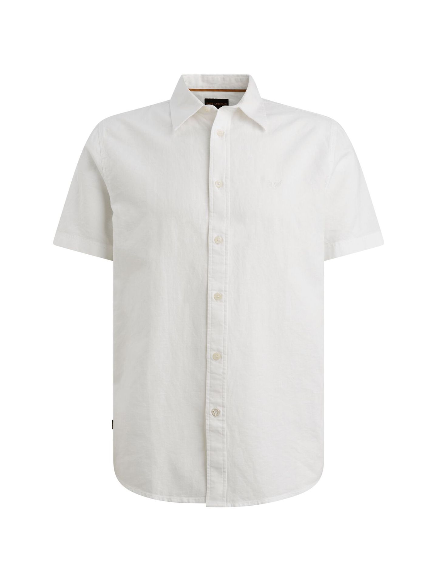 Pme Legend Short Sleeve Shirt 2 tone Cotton/L Bright White 00115804-7003