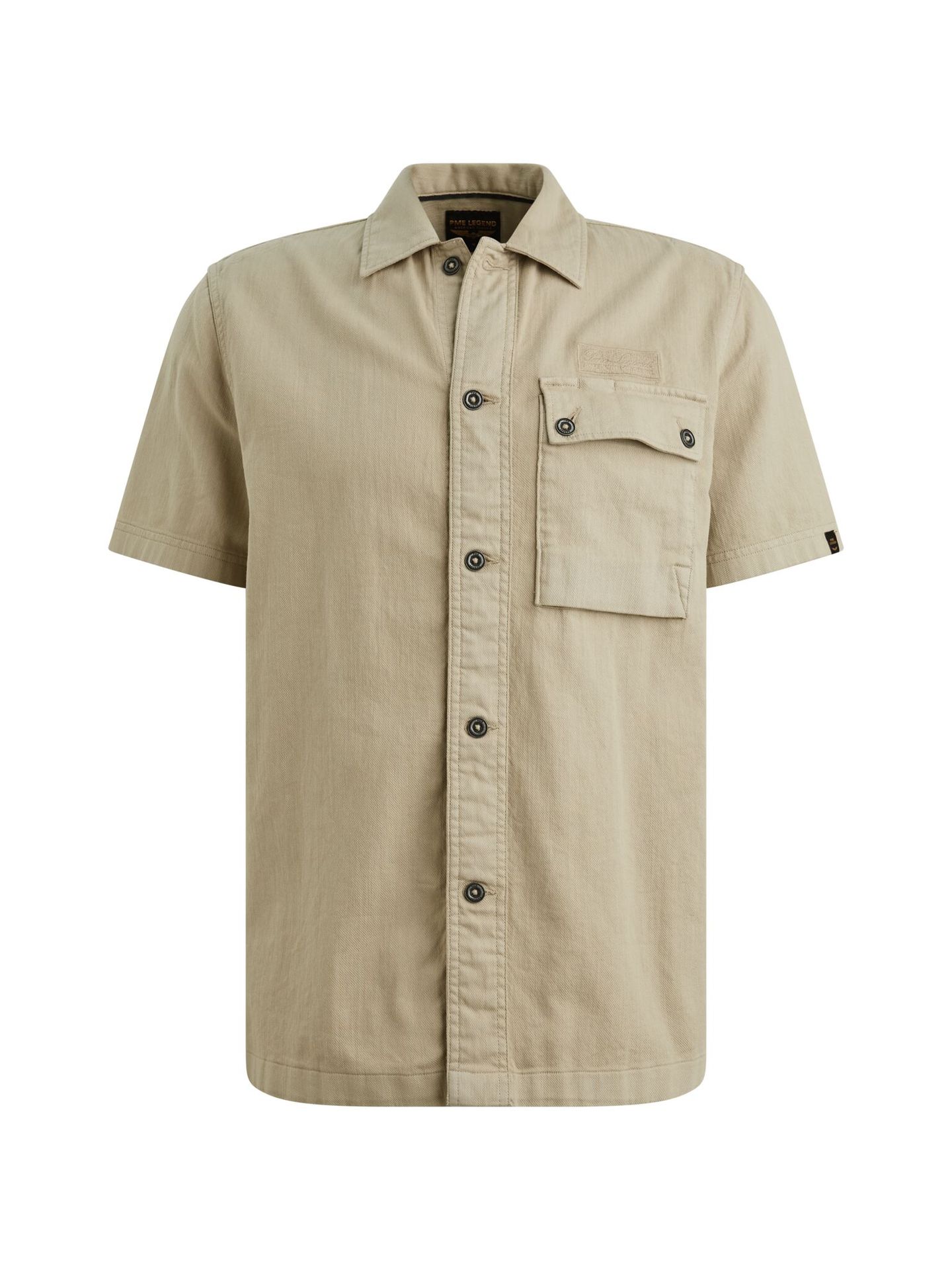 Pme Legend Short Sleeve Shirt Slub Twill GD Spray Green 00115805-6001