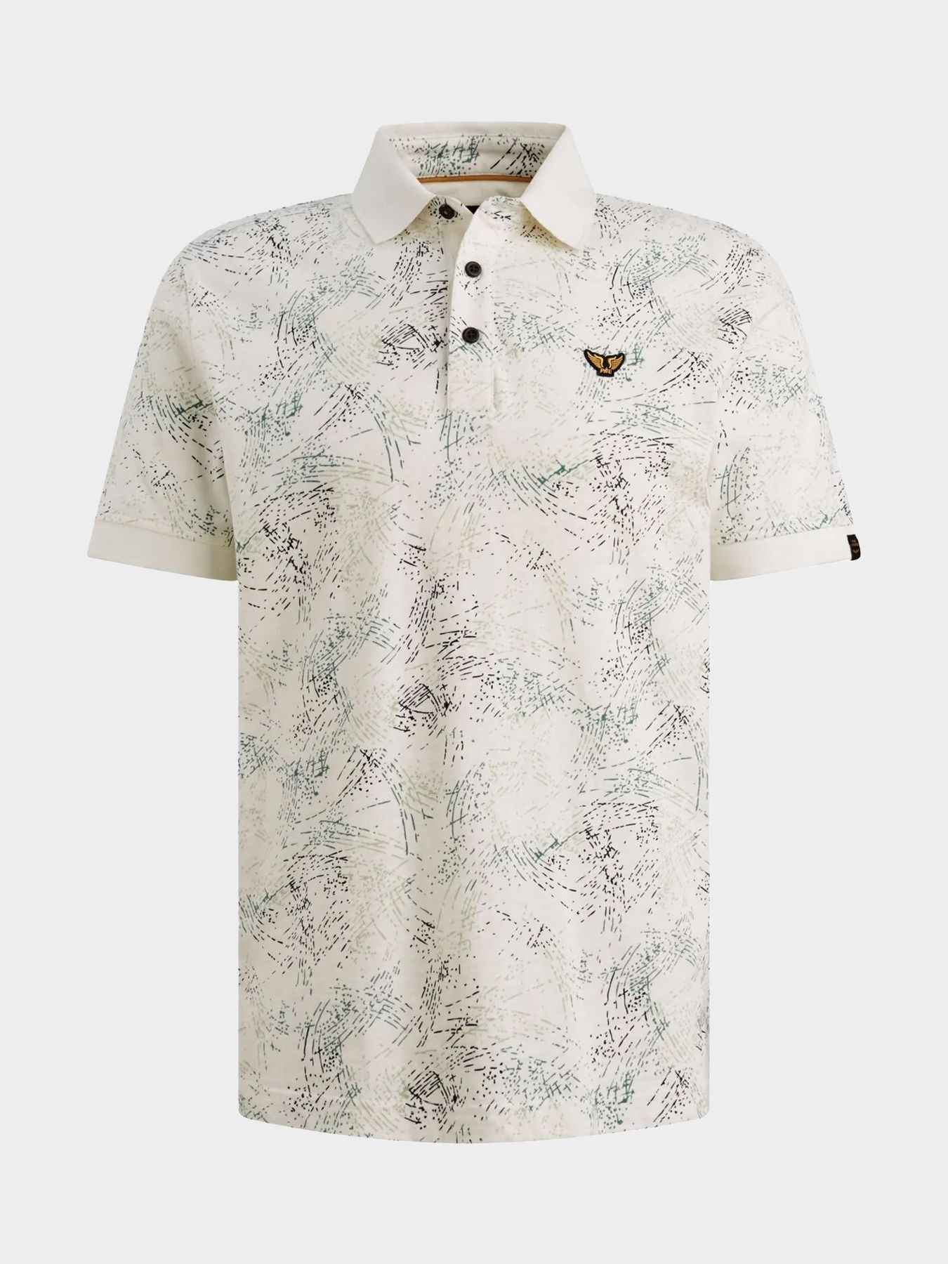 Pme Legend Short sleeve polo slub jersey all Egret 2900161413023