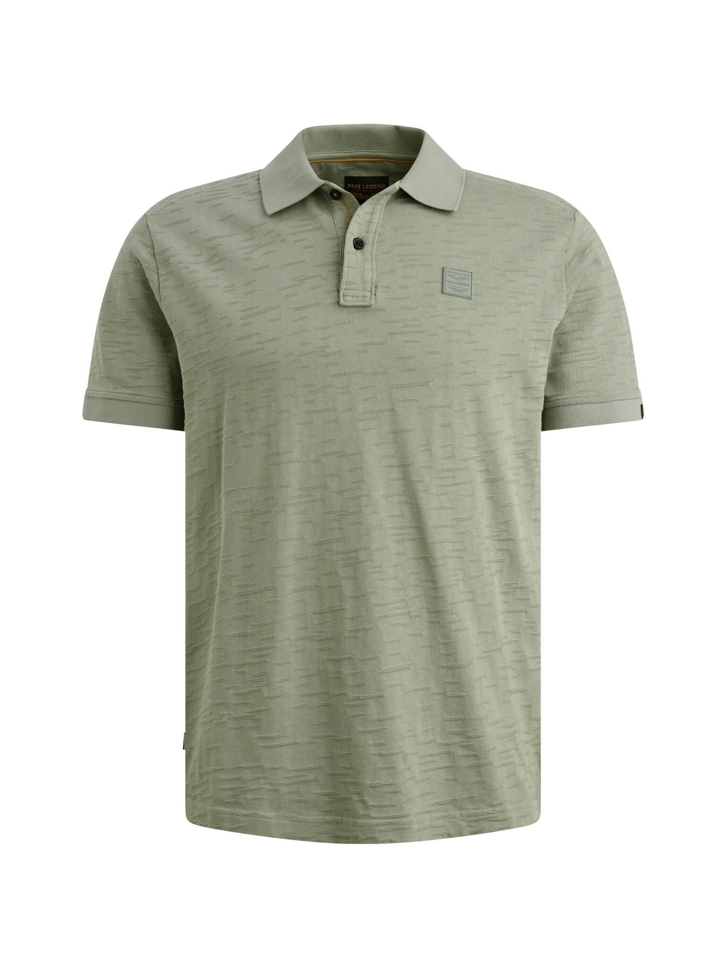 Pme Legend Short sleeve polo jacquard jersey Iceberg Green 00115809-6123
