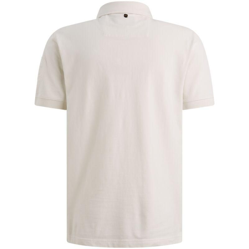 Pme Legend Short sleeve polo fine pique badge Egret 00115812-7001