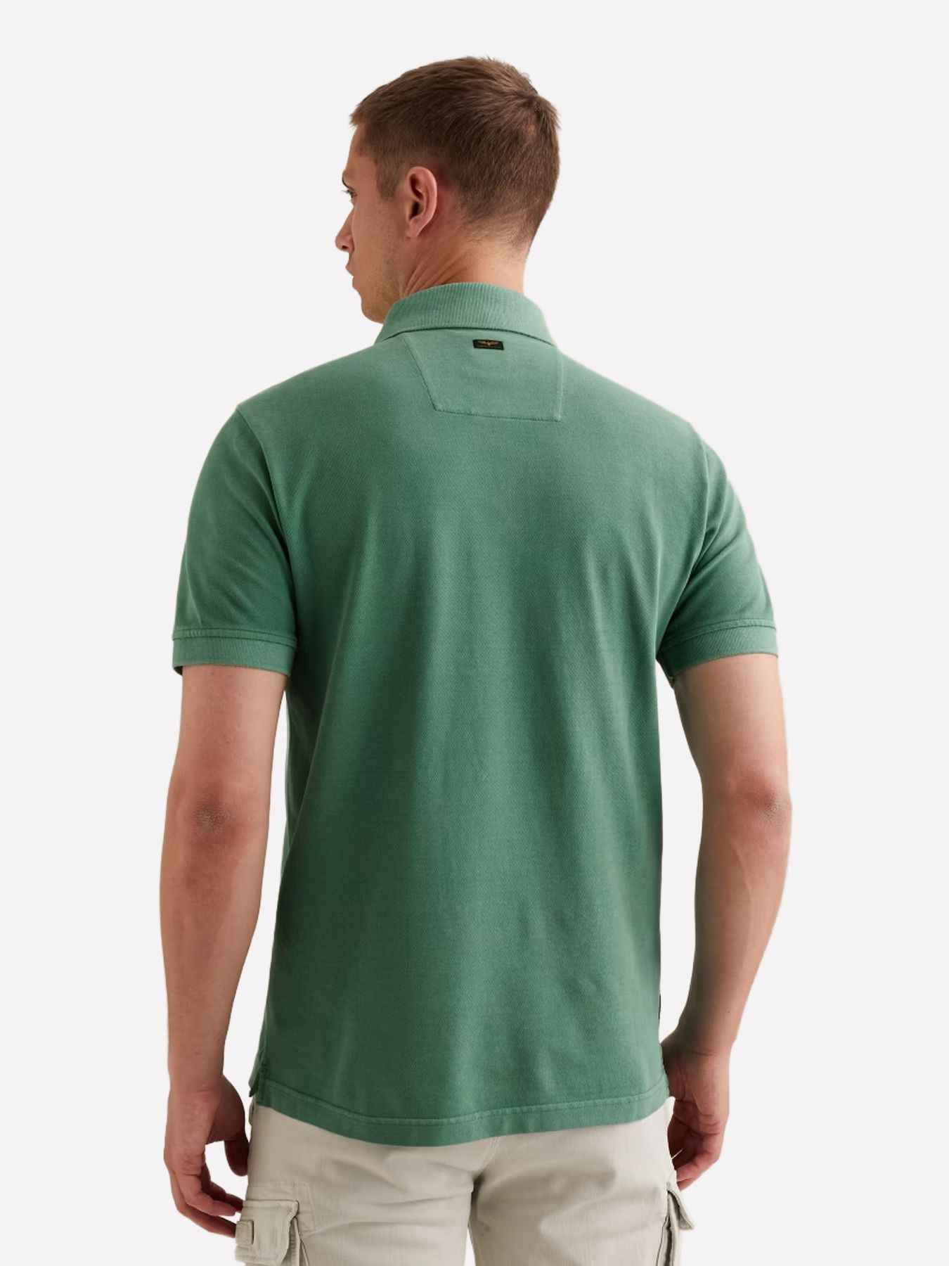 Pme Legend Short sleeve polo pique garment dy Deep Sea 2900161422049