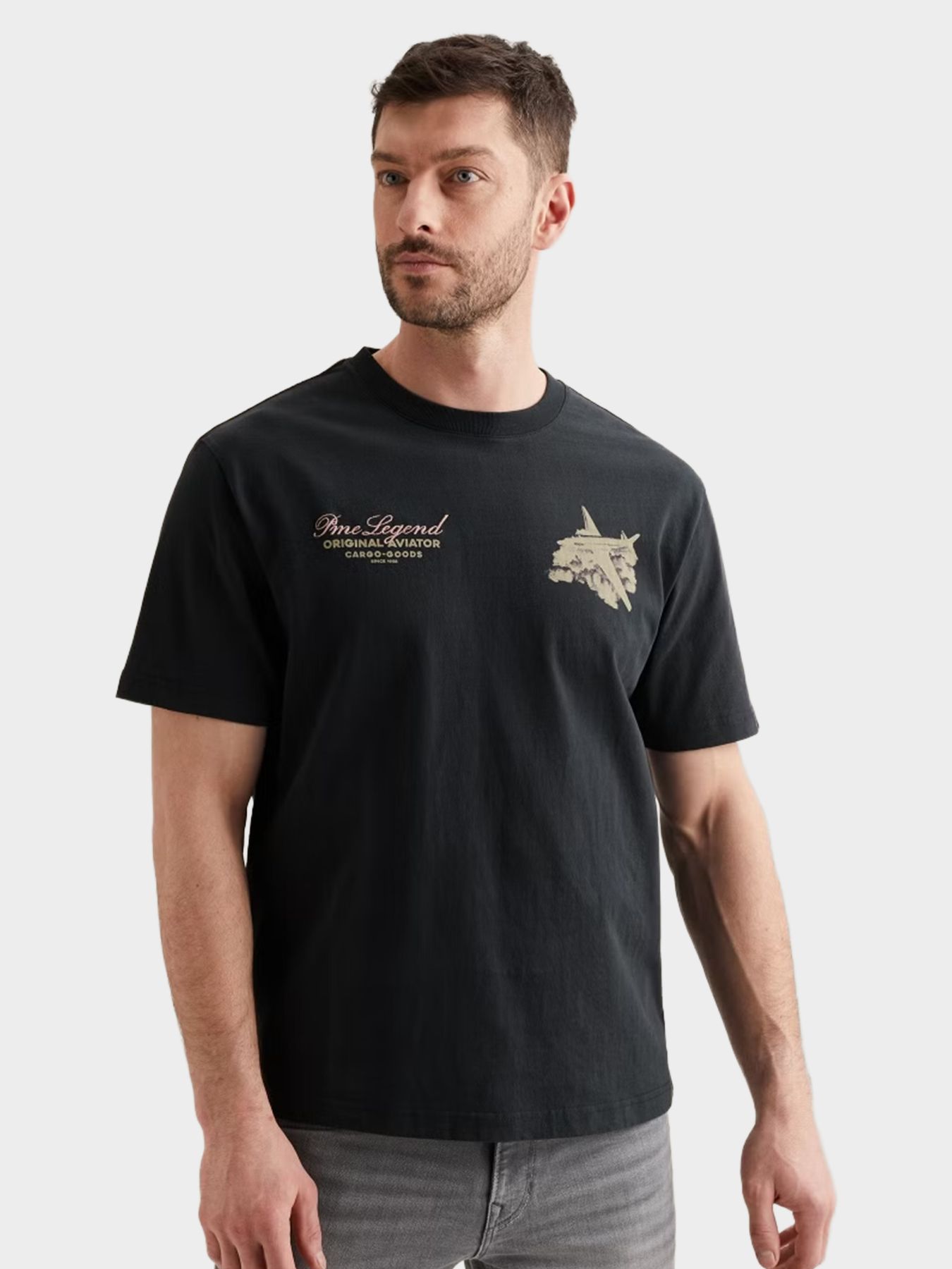 Pme Legend Short sleeve r-neck heavy open end Carbon 2900161425026