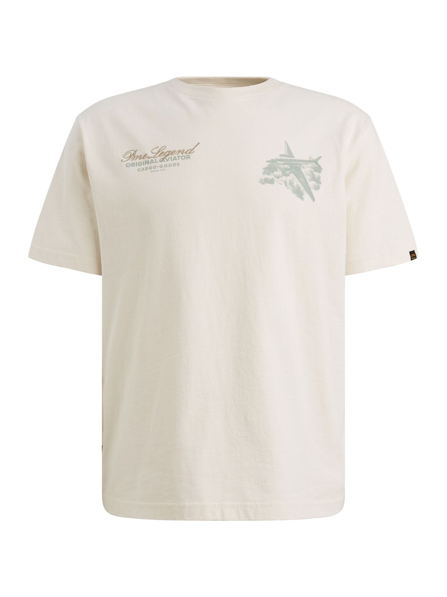Pme Legend Short sleeve r-neck heavy open end Egret 00115814-7001