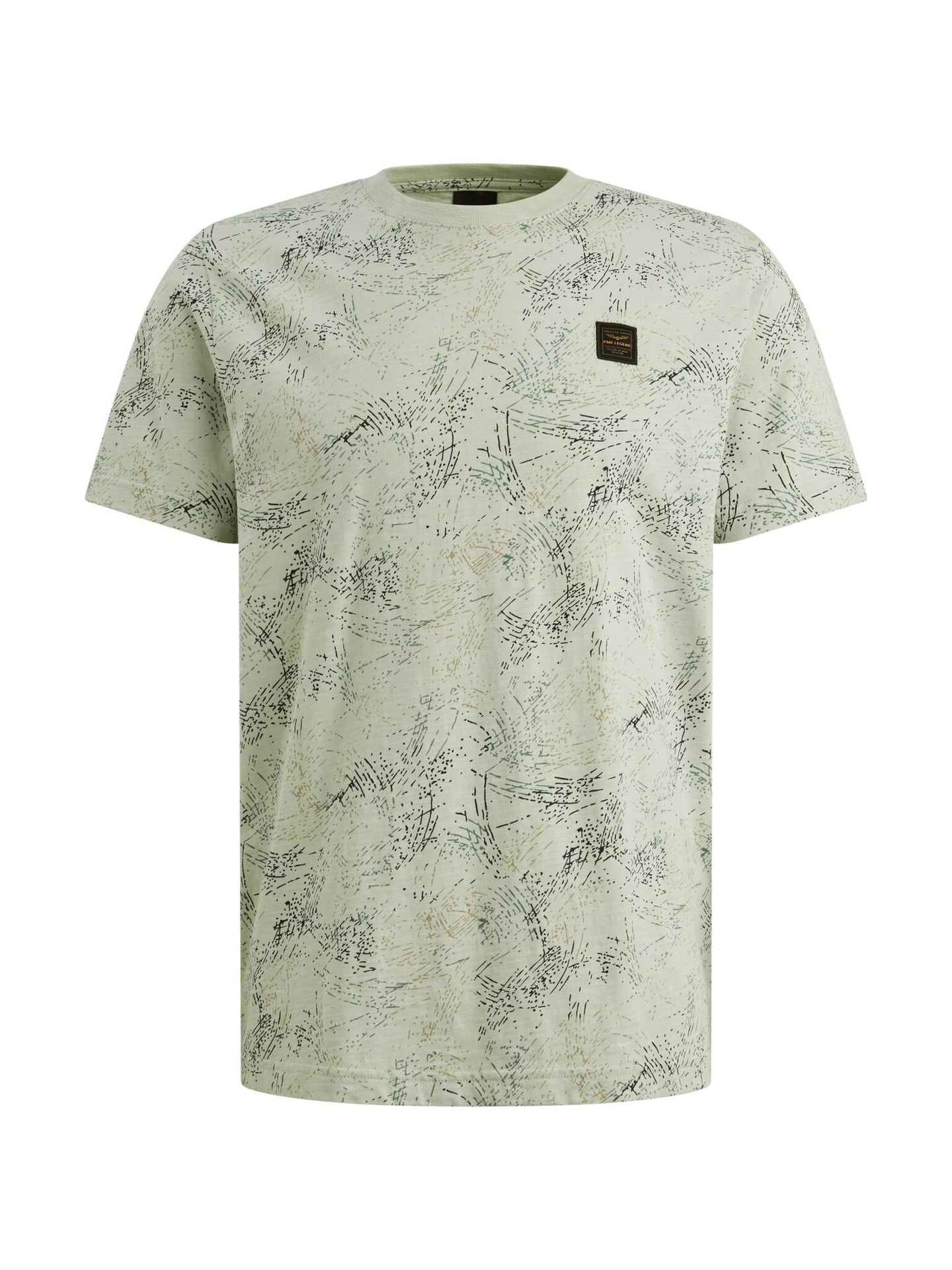 Pme Legend Short sleeve r-neck slub jersey ao Cameo Green 00115816-6168