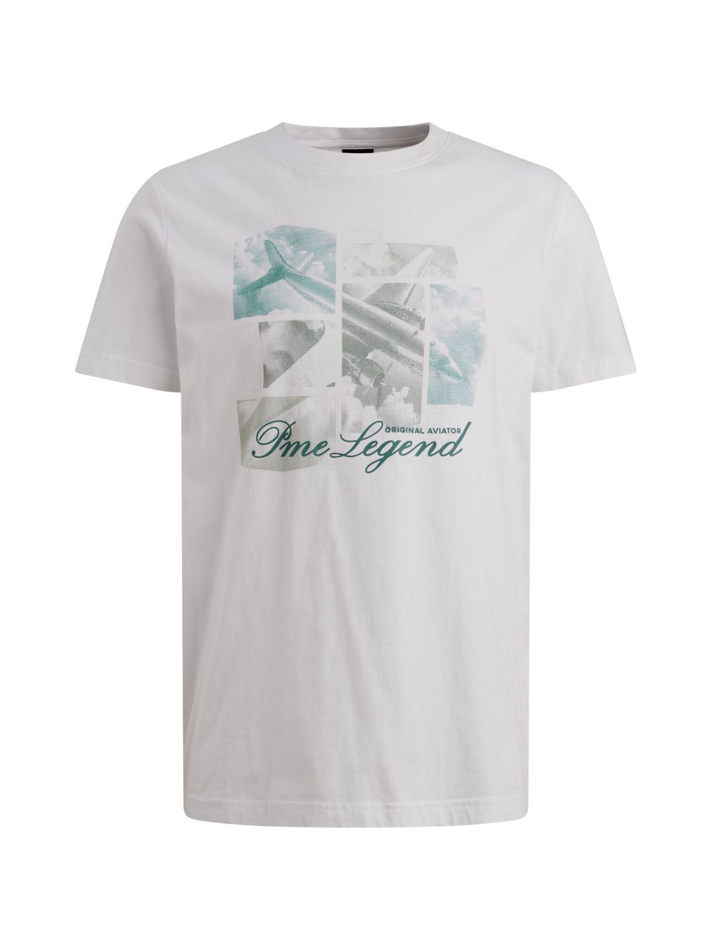 Pme Legend Short sleeve r-neck single jersey Bright White 00115818-7003