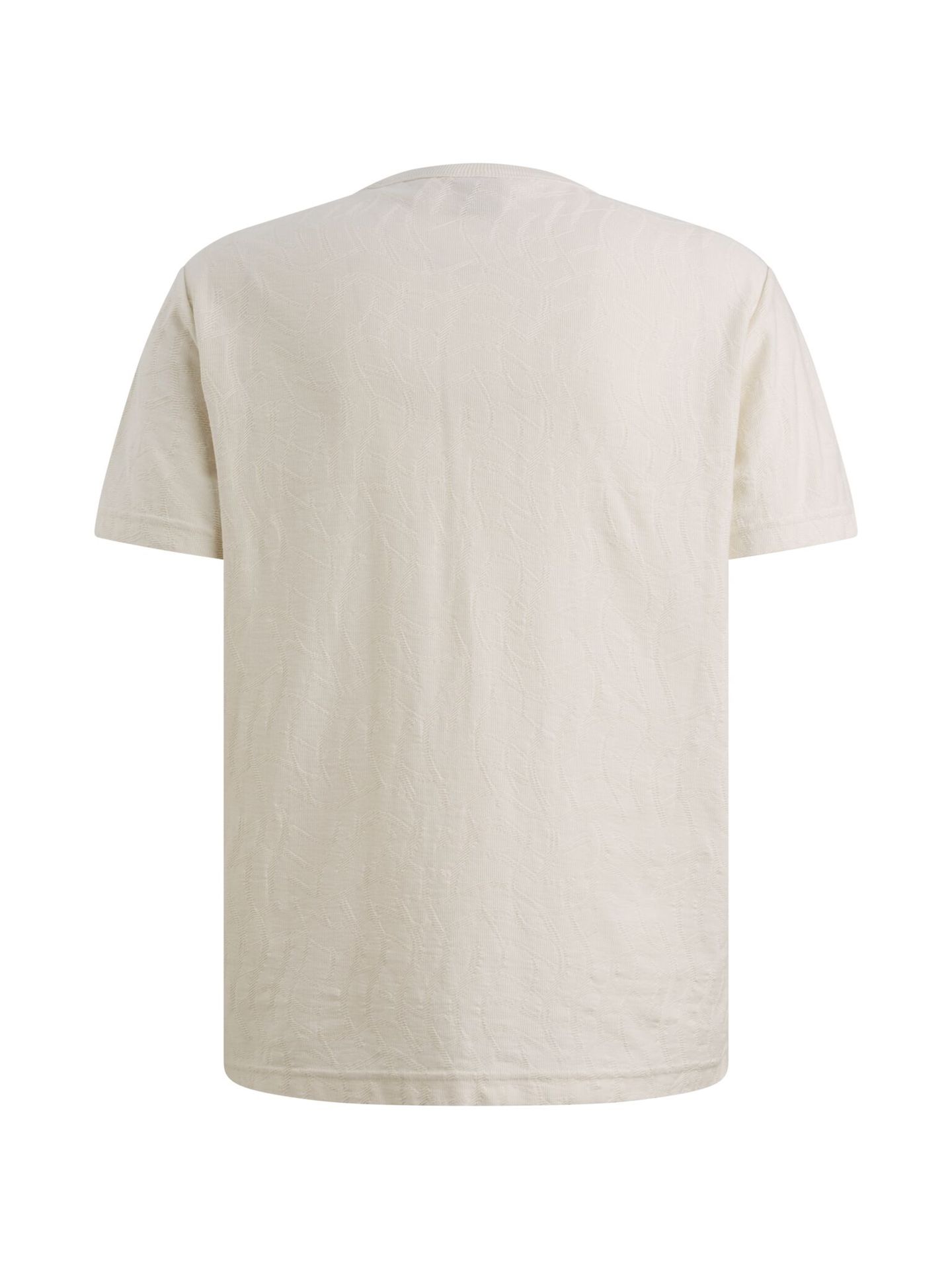 Pme Legend Short sleeve r-neck jacquard jerse Egret 2900161434028