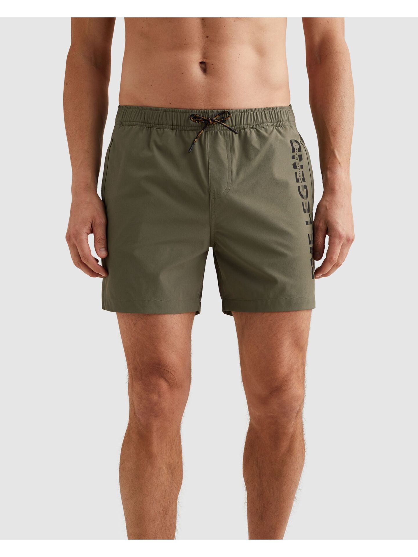 Pme Legend AIRFRAME SWIMSHORTS BIG LOGO PRINT Deep Lichen Green 00115821-6149