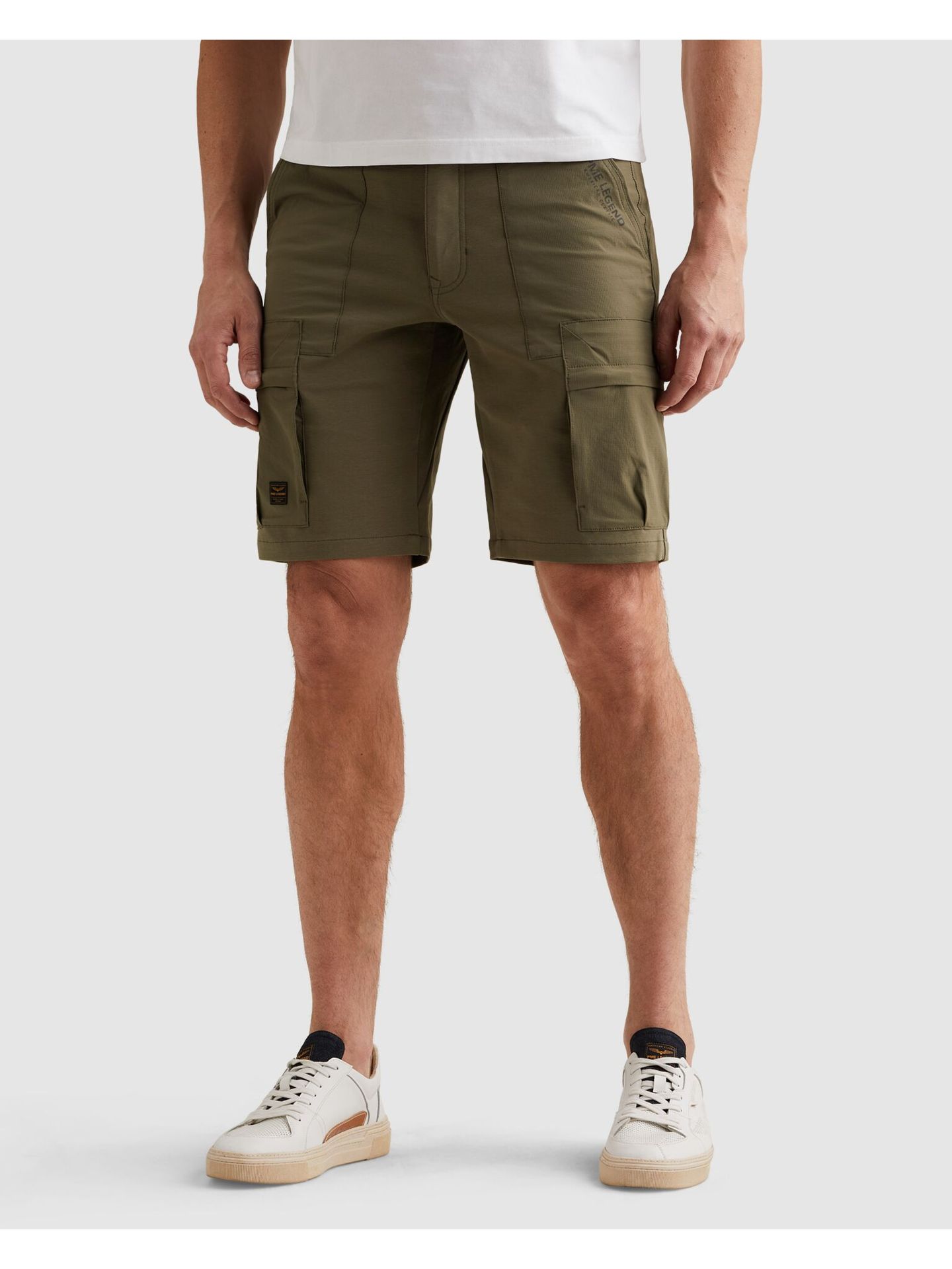 Pme Legend AIRYLON CARGO SHORTS TECH SWEAT Dusky Green 00115823-6389