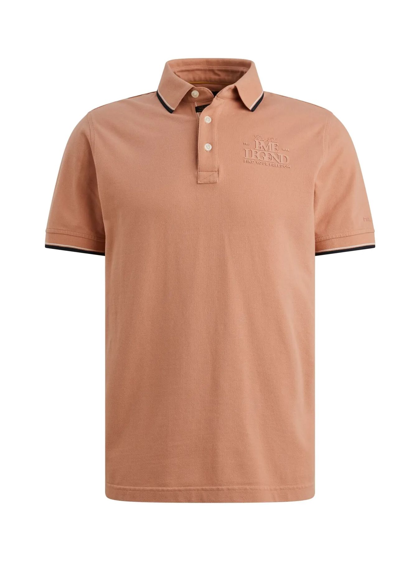 Pme Legend Short sleeve polo stretch pique Rose Dawn 2900161446014