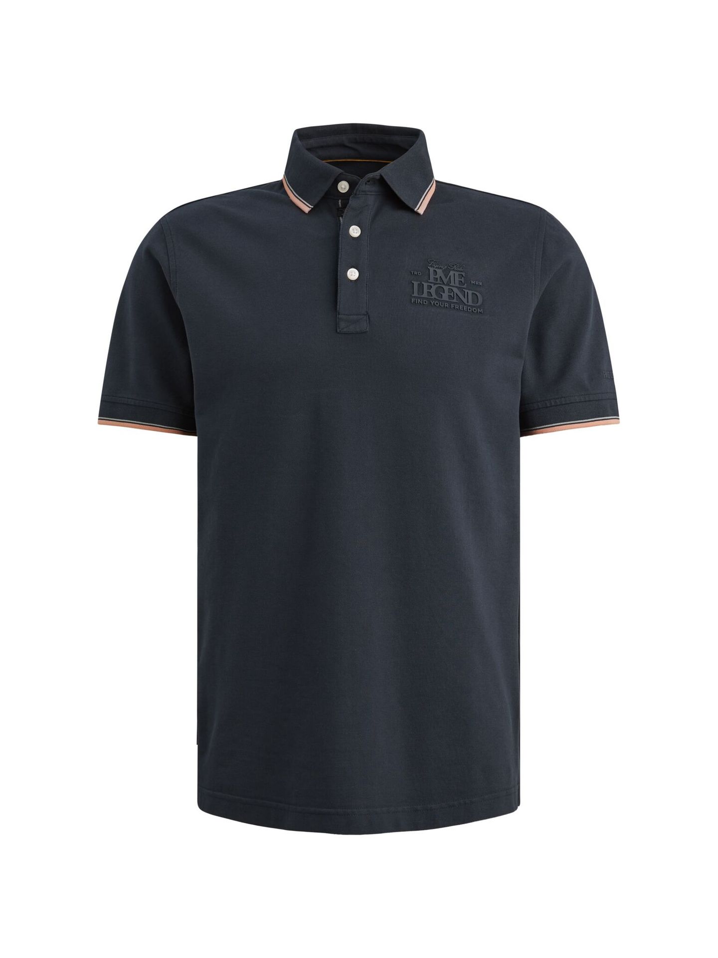 Pme Legend Short sleeve polo stretch pique Carbon 2900161447028