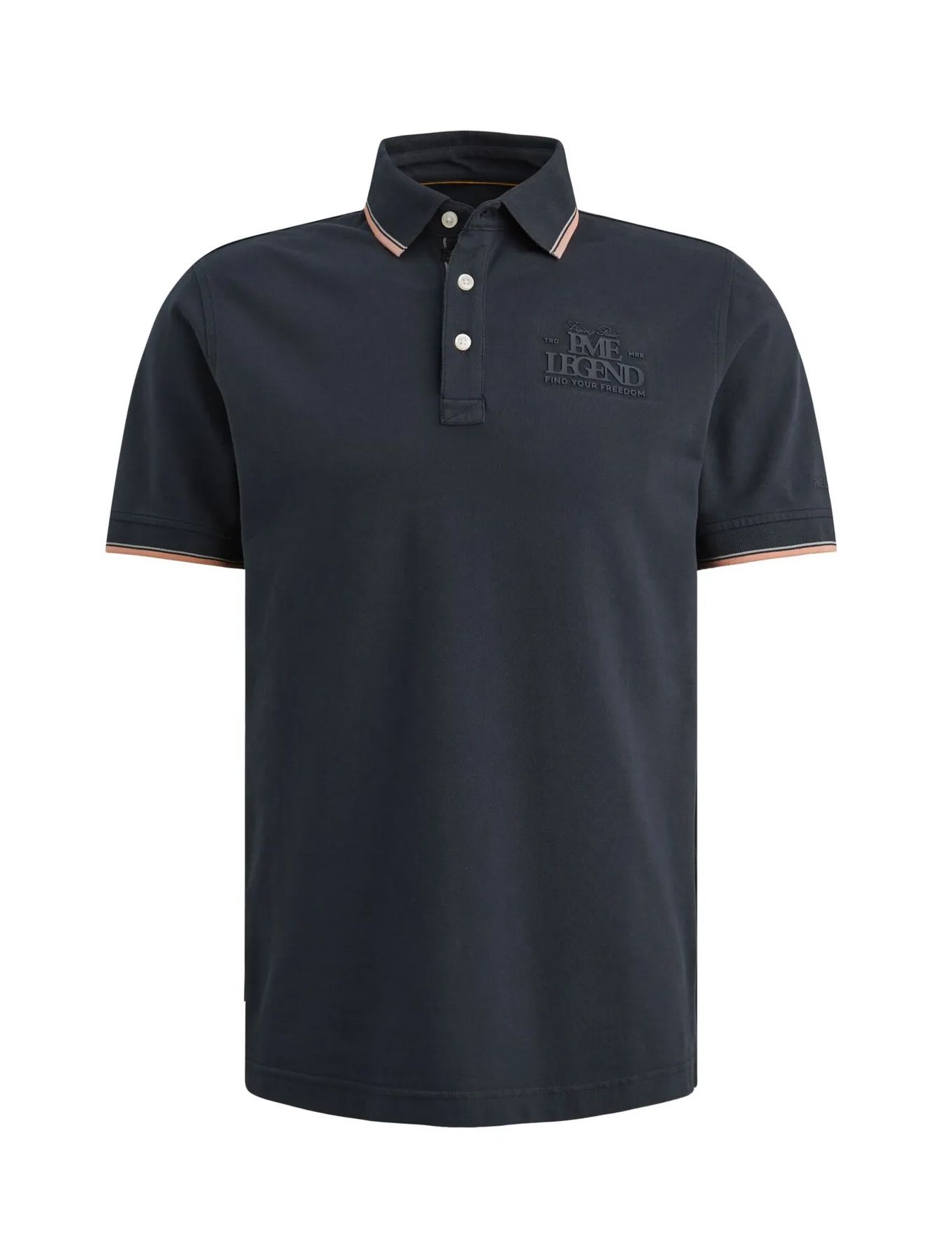Pme Legend Short sleeve polo stretch pique Carbon 2900161447028