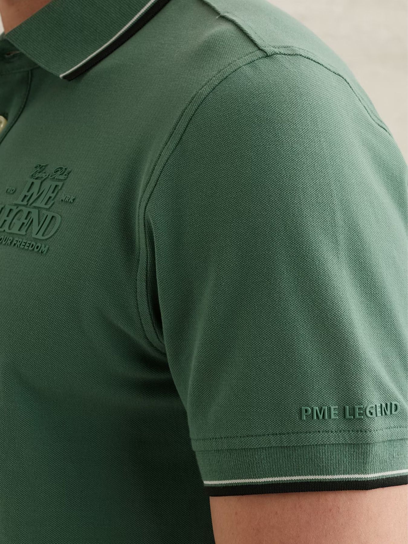 Pme Legend Short sleeve polo stretch pique Deep Sea 2900161448032