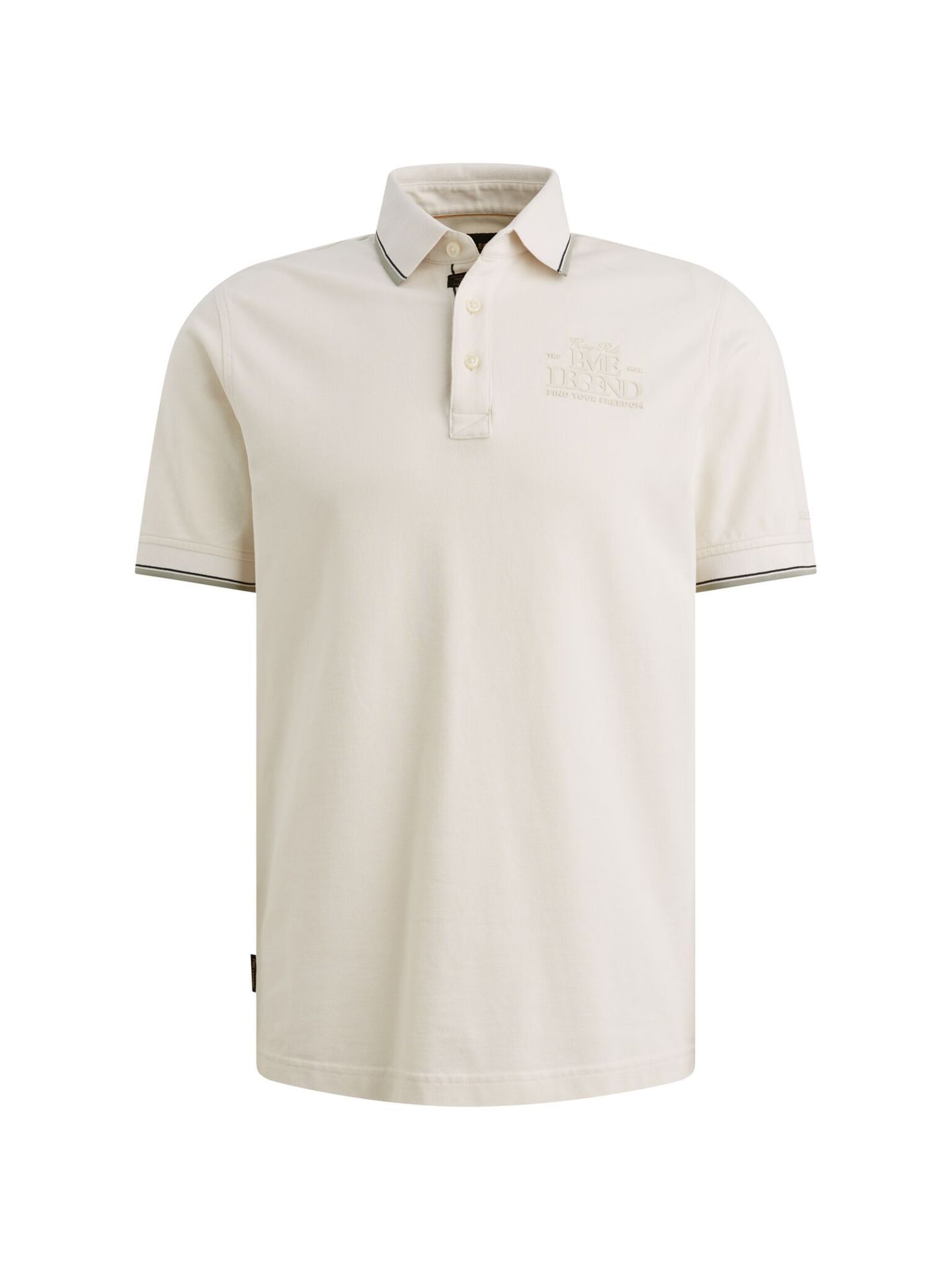 Pme Legend Short sleeve polo stretch pique Egret 2900161450042