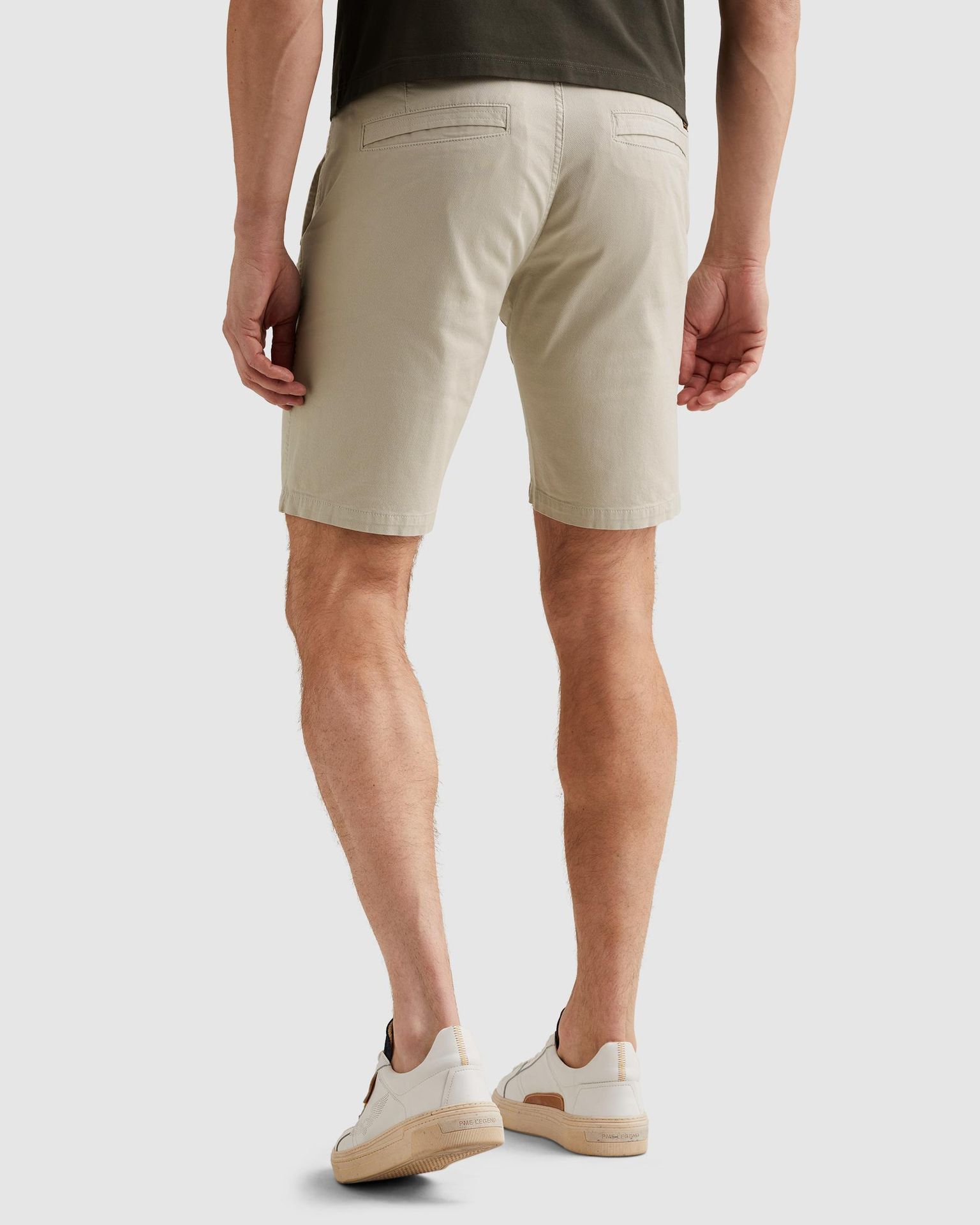 Pme Legend SPECTOR CHINO SHORTS FANCY STRUCTU Lunar Rock 2900161461062