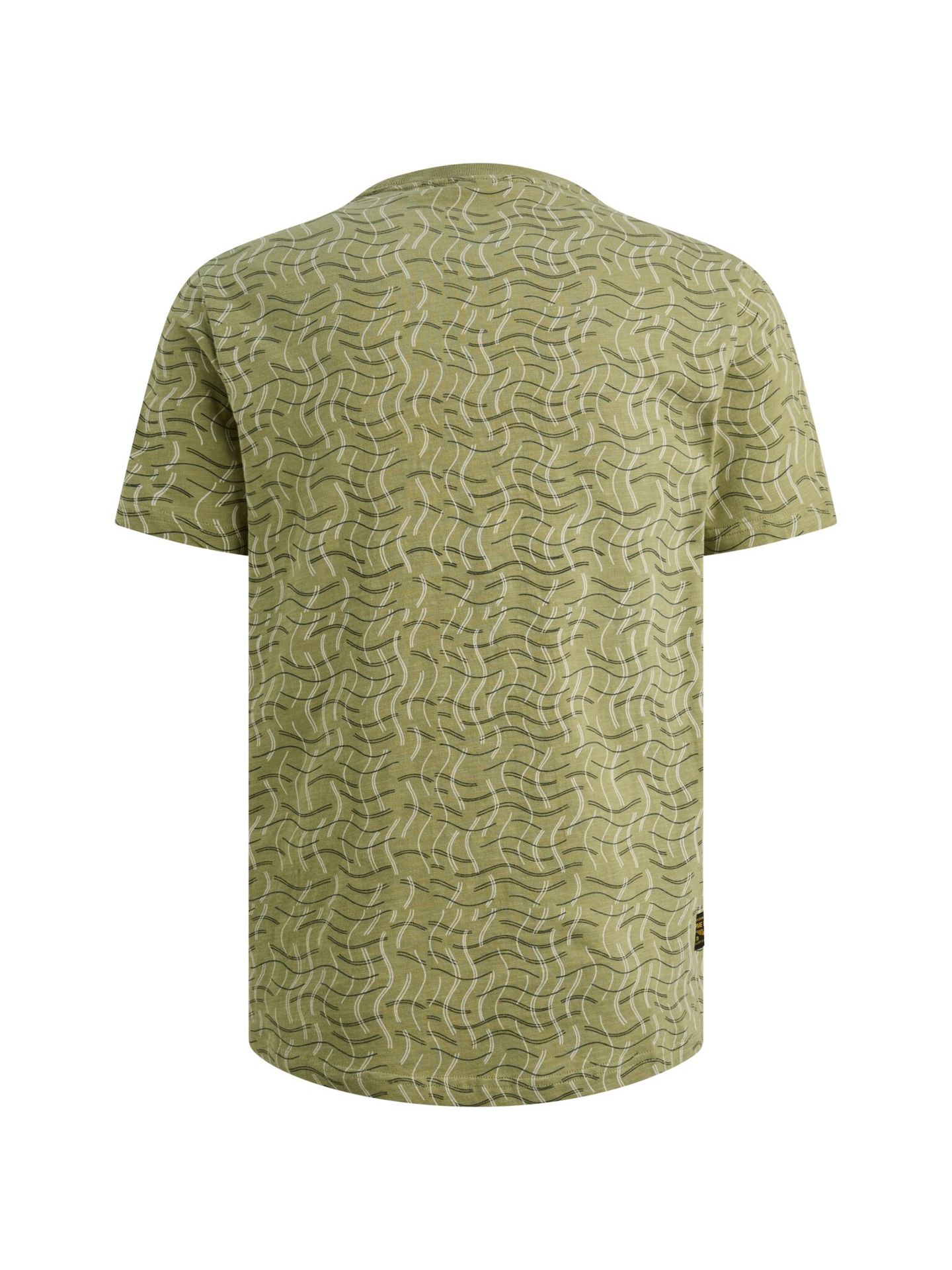 Pme Legend Short sleeve r-neck slub jersey ao Mosstone 2900161463028