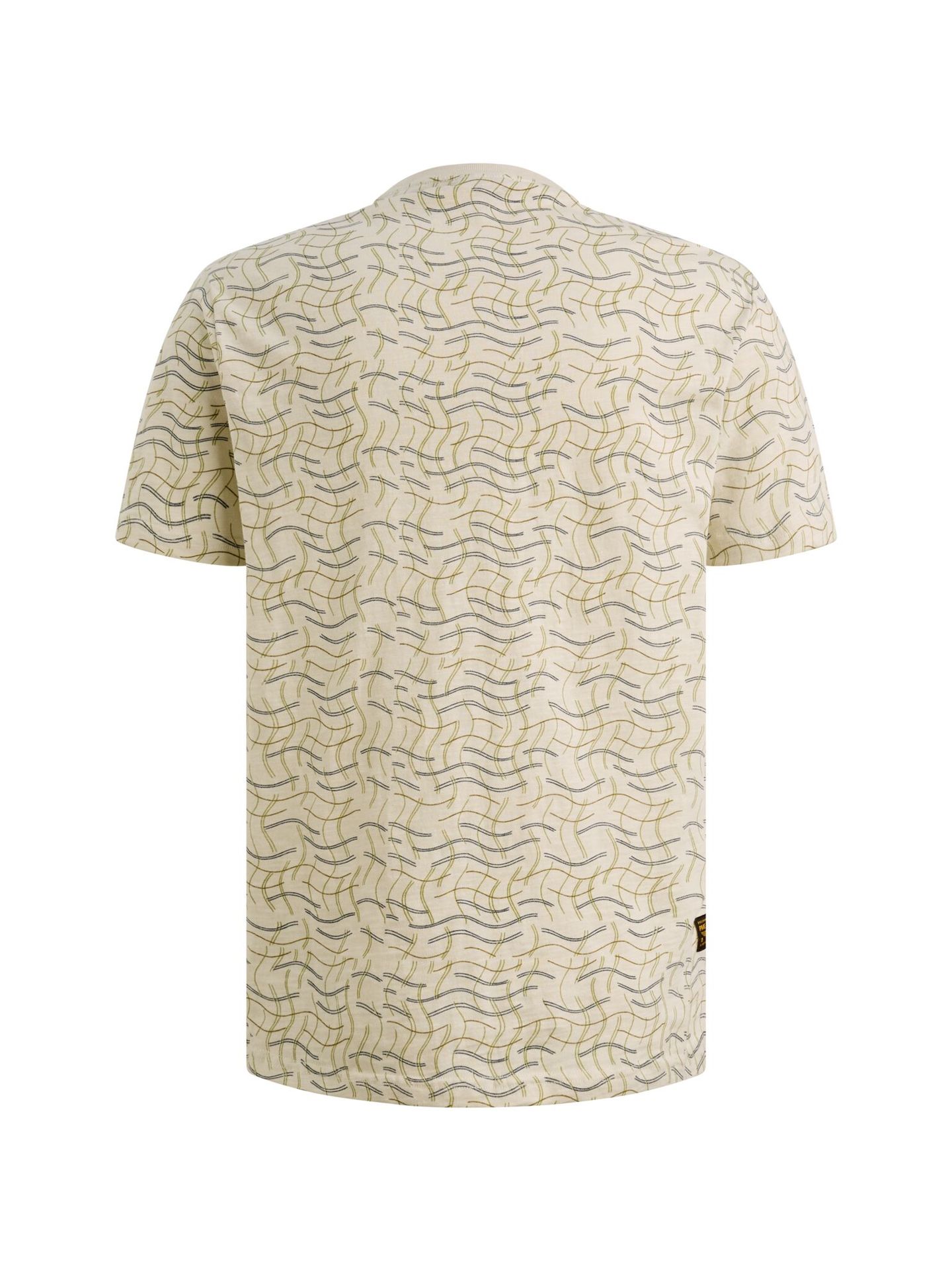 Pme Legend Short sleeve r-neck slub jersey ao Bone White 2900161464025