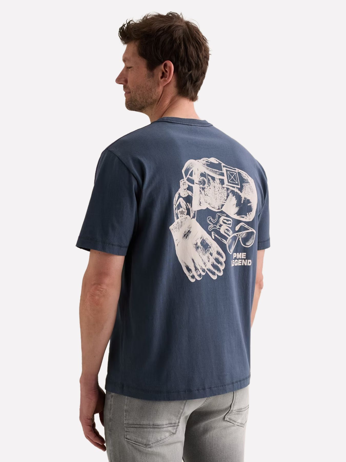 Pme Legend Short sleeve r-neck heavy open end Sargasso Sea 00115834-5332
