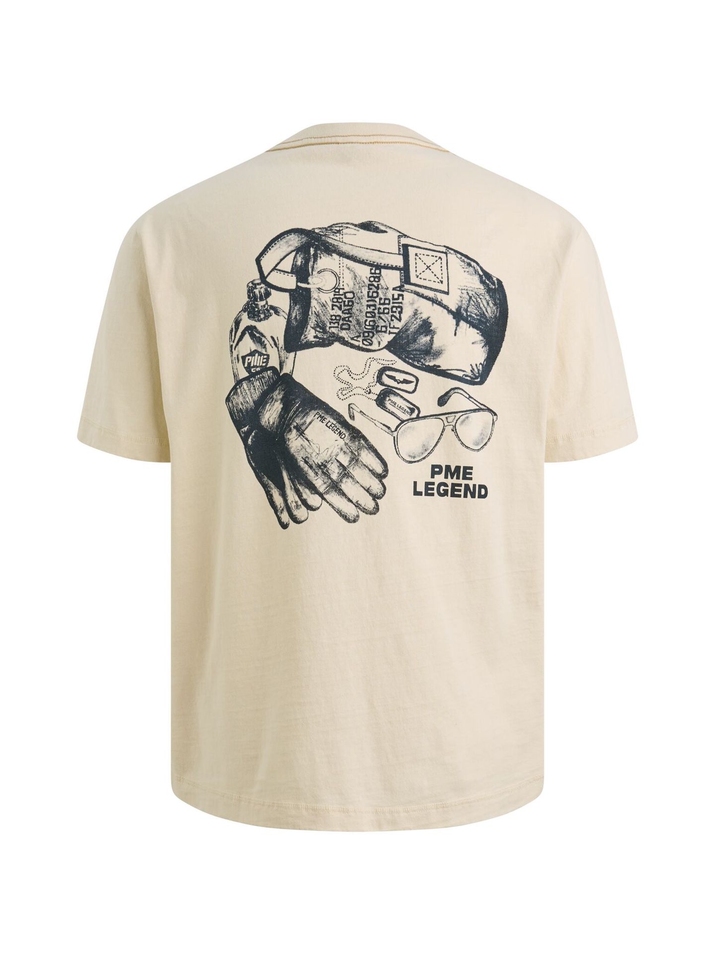 Pme Legend Short sleeve r-neck heavy open end Bone White 2900161467057