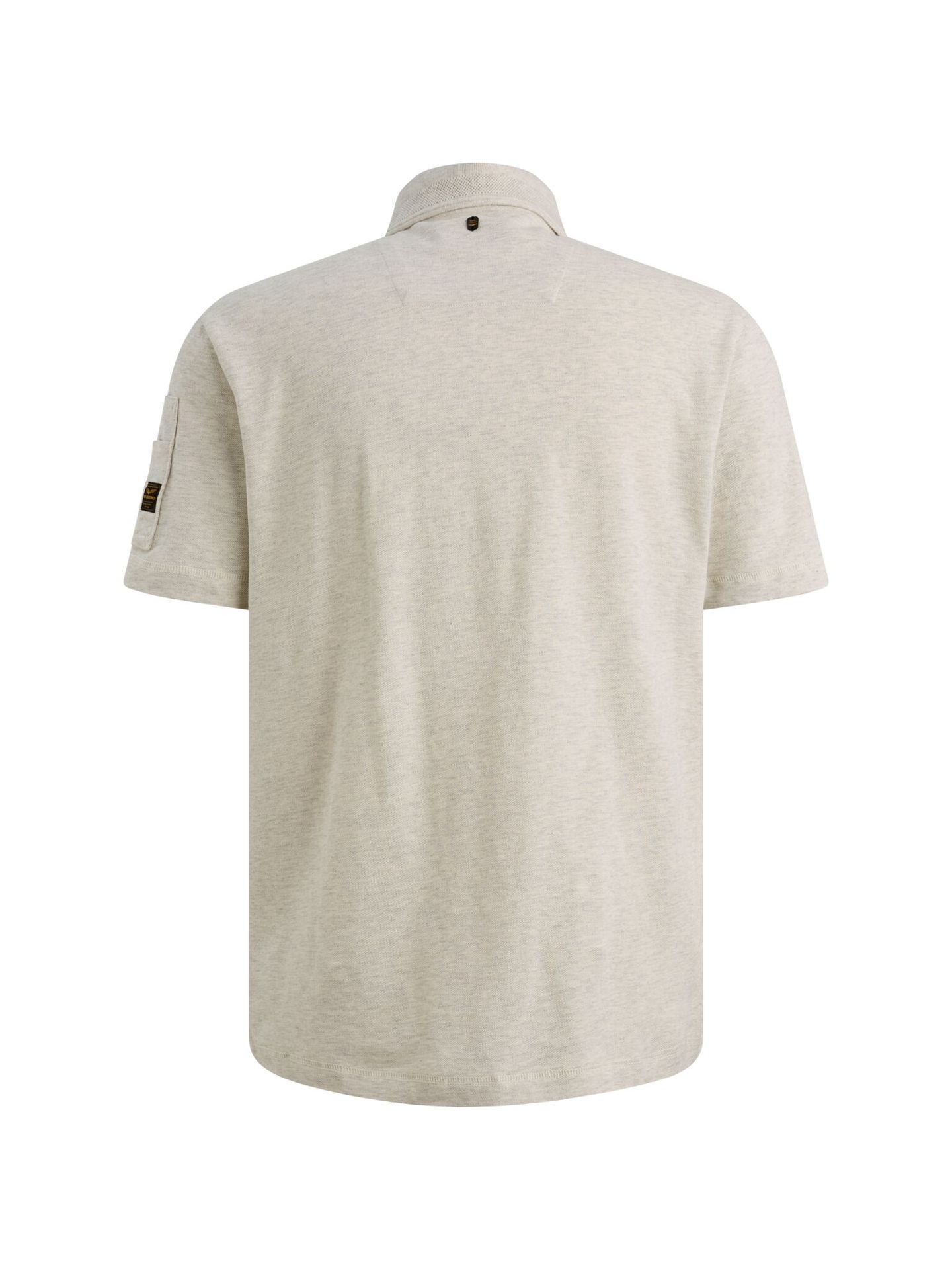 Pme Legend Short sleeve polo pique melange Bone White Melee 2900161470019