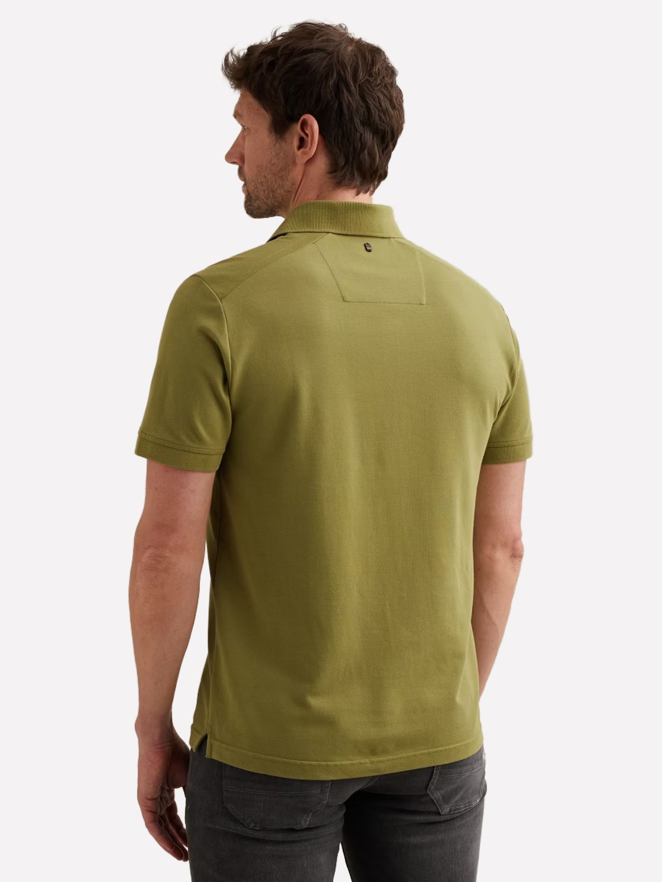 Pme Legend Short sleeve polo stretch pique bl Mosstone 2900161474031