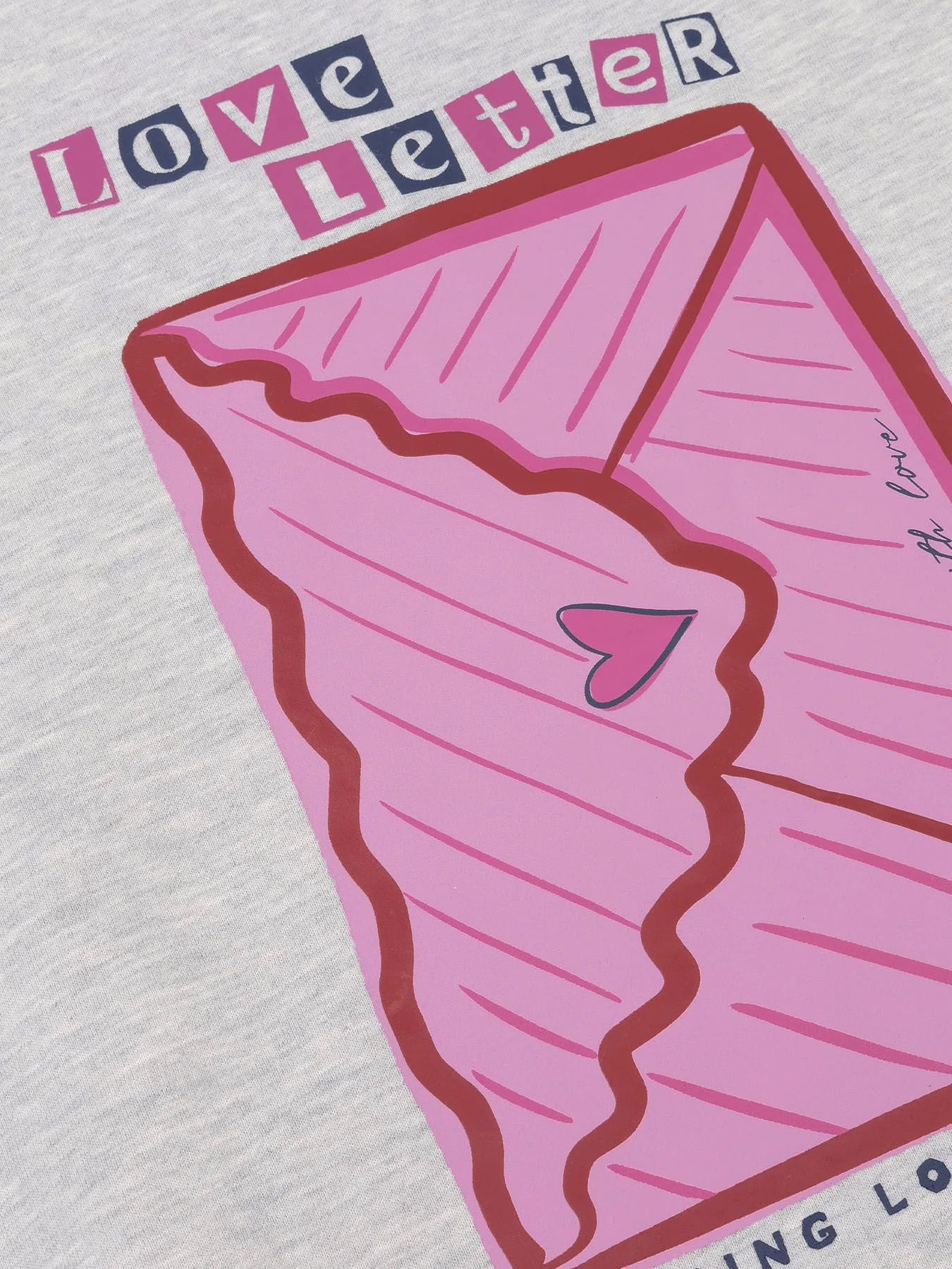 Ydence Sweater Love letter Grey 2900161491038