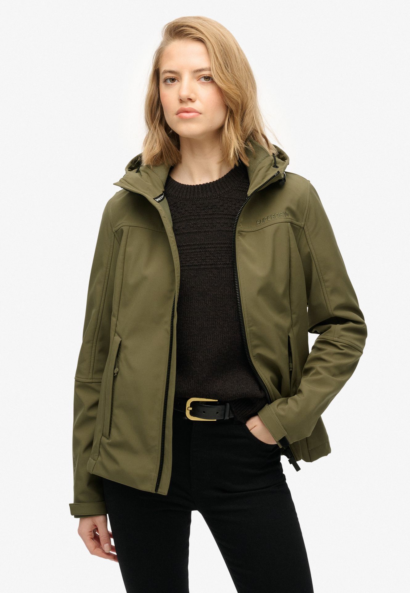 Superdry Hooded classic trekker jacket Dusty Olive 2900161494046 Superdry Hooded classic trekker jacket Dusty Olive 2900161494046