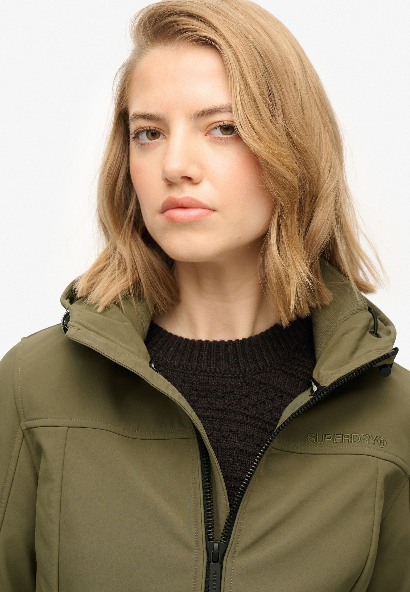Superdry Hooded classic trekker jacket Dusty Olive 2900161494046 Superdry Hooded classic trekker jacket Dusty Olive 2900161494046