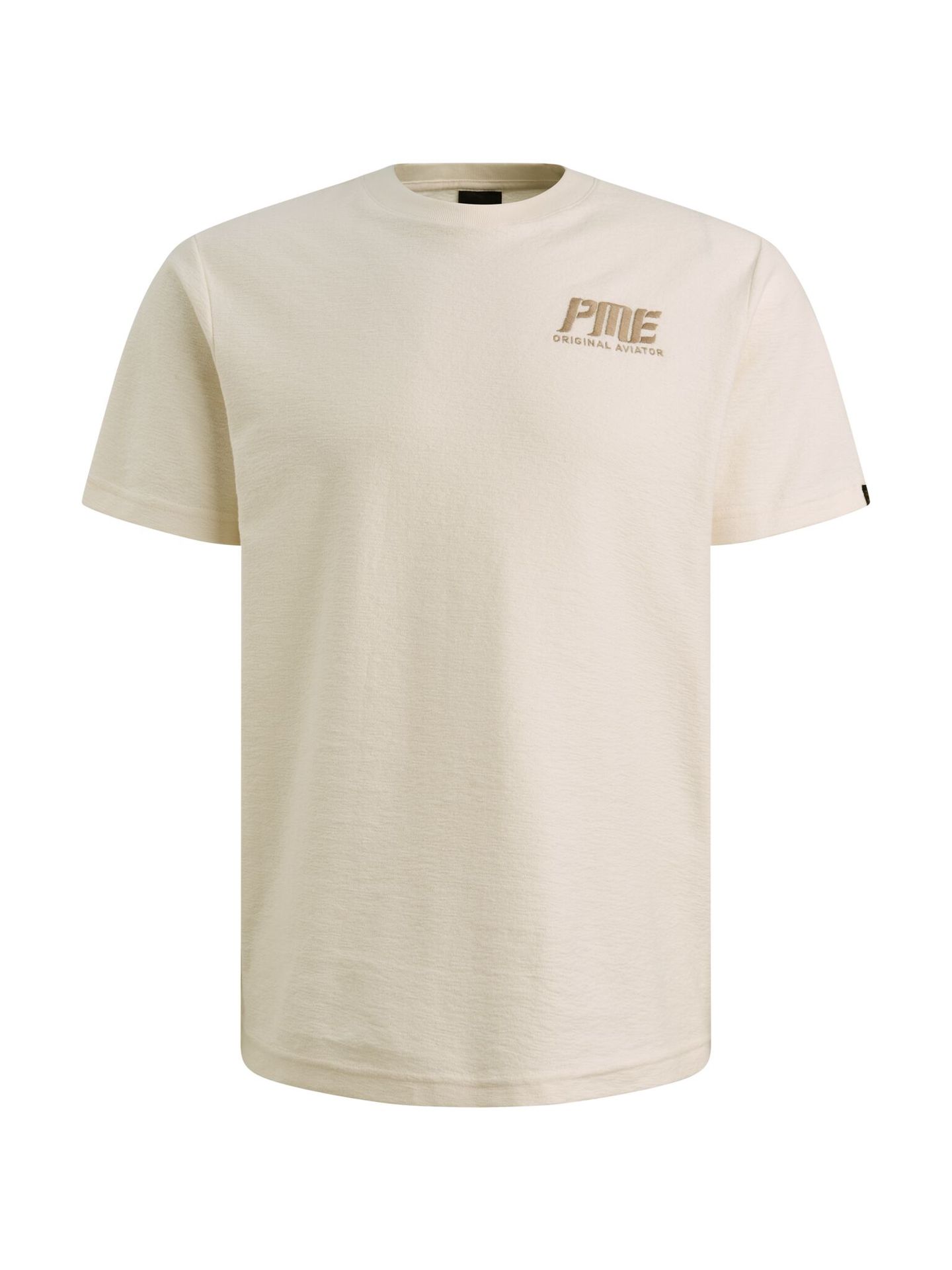 Pme Legend Short sleeve r-neck structure fabr Egret 00115852-7001