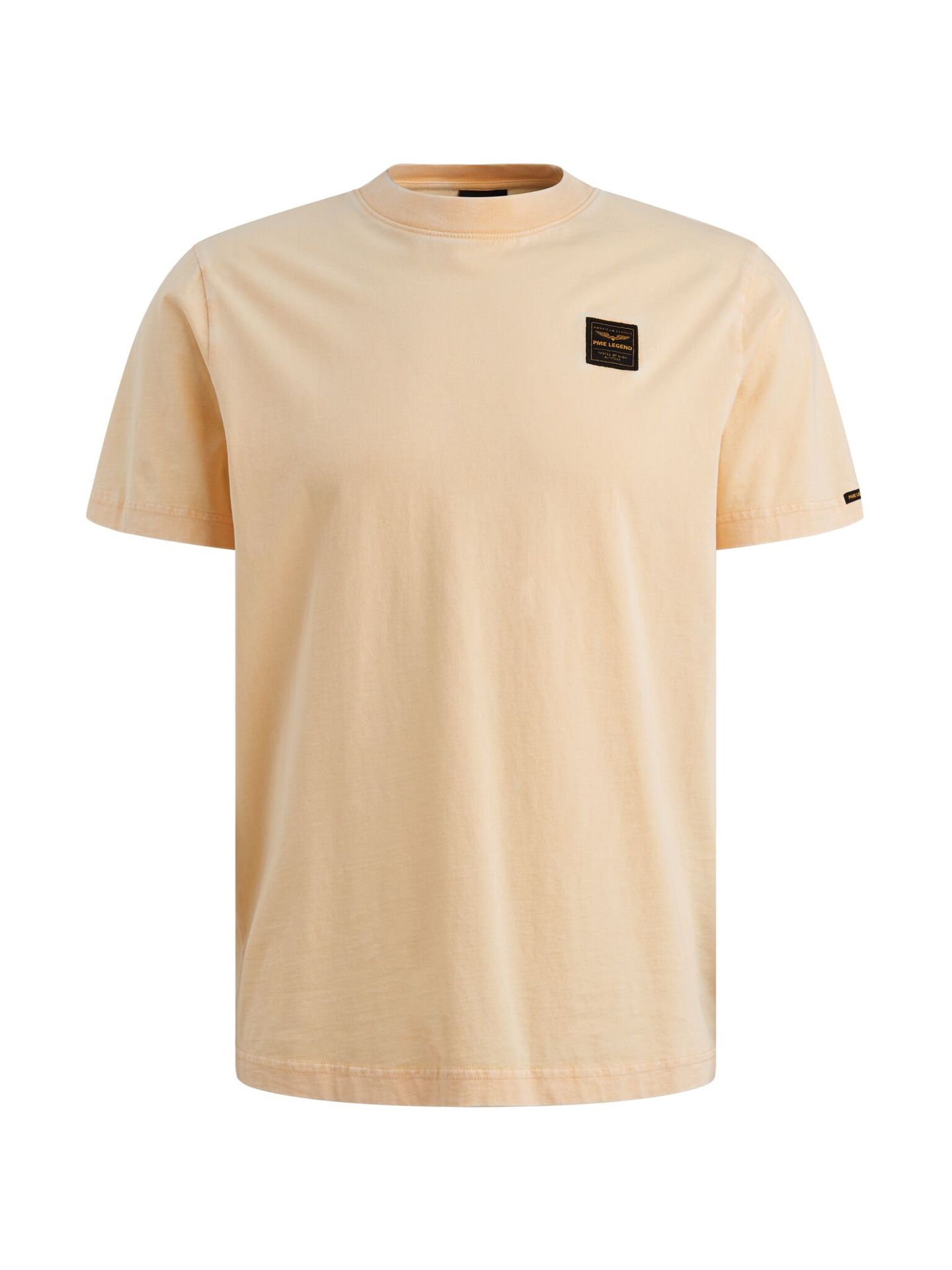 Pme Legend Short sleeve r-neck washed garment Apricot Cream 00115853-7137