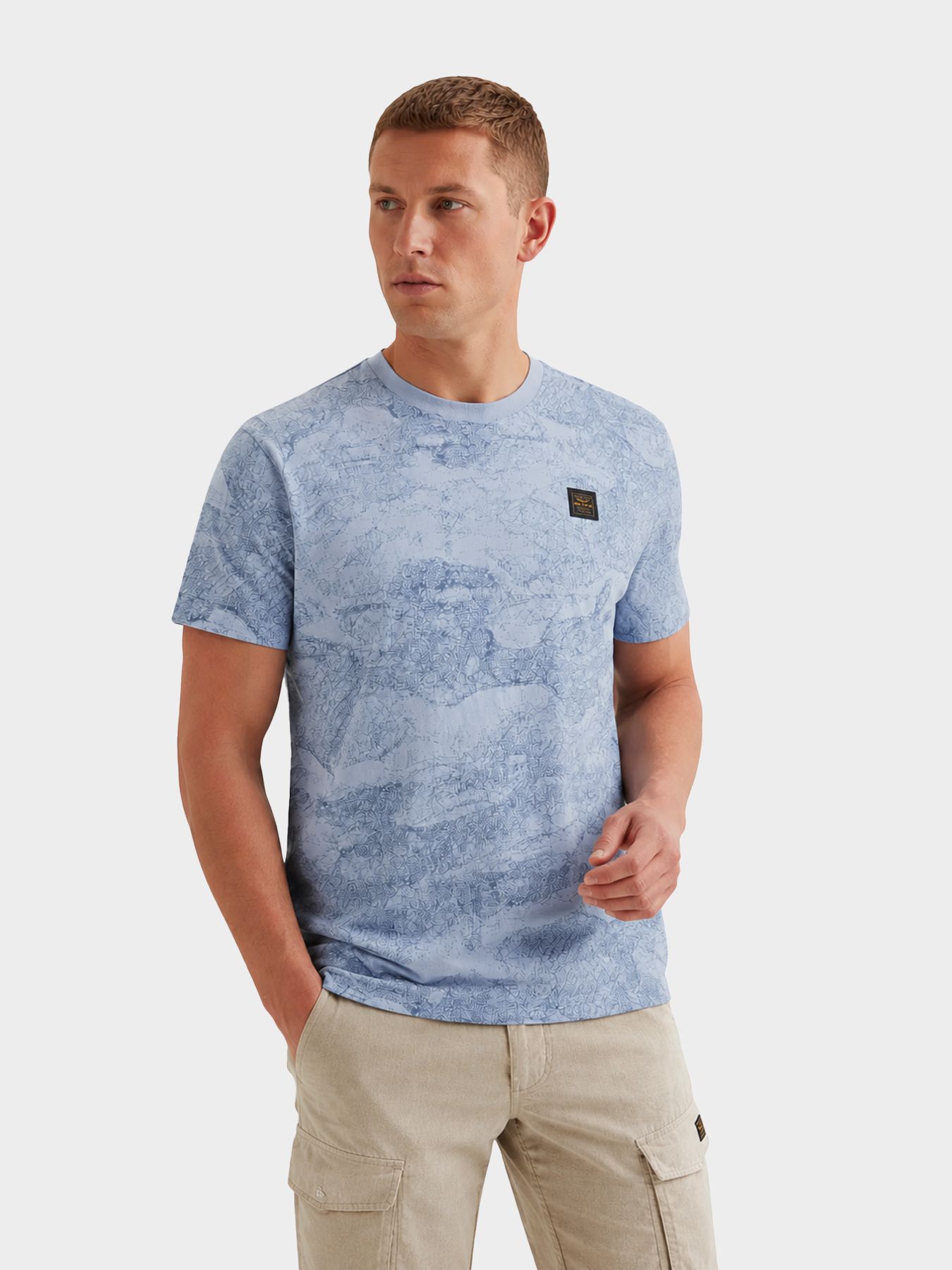 Pme Legend Short sleeve r-neck single jersey Hydrangea 00115854-5299