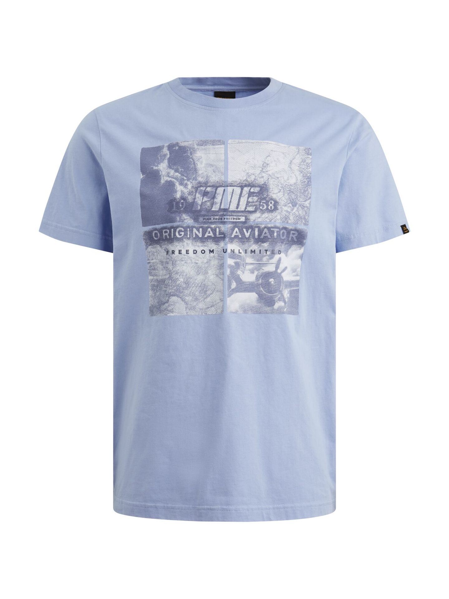 Pme Legend Short sleeve r-neck single jersey Hydrangea 2900161517059
