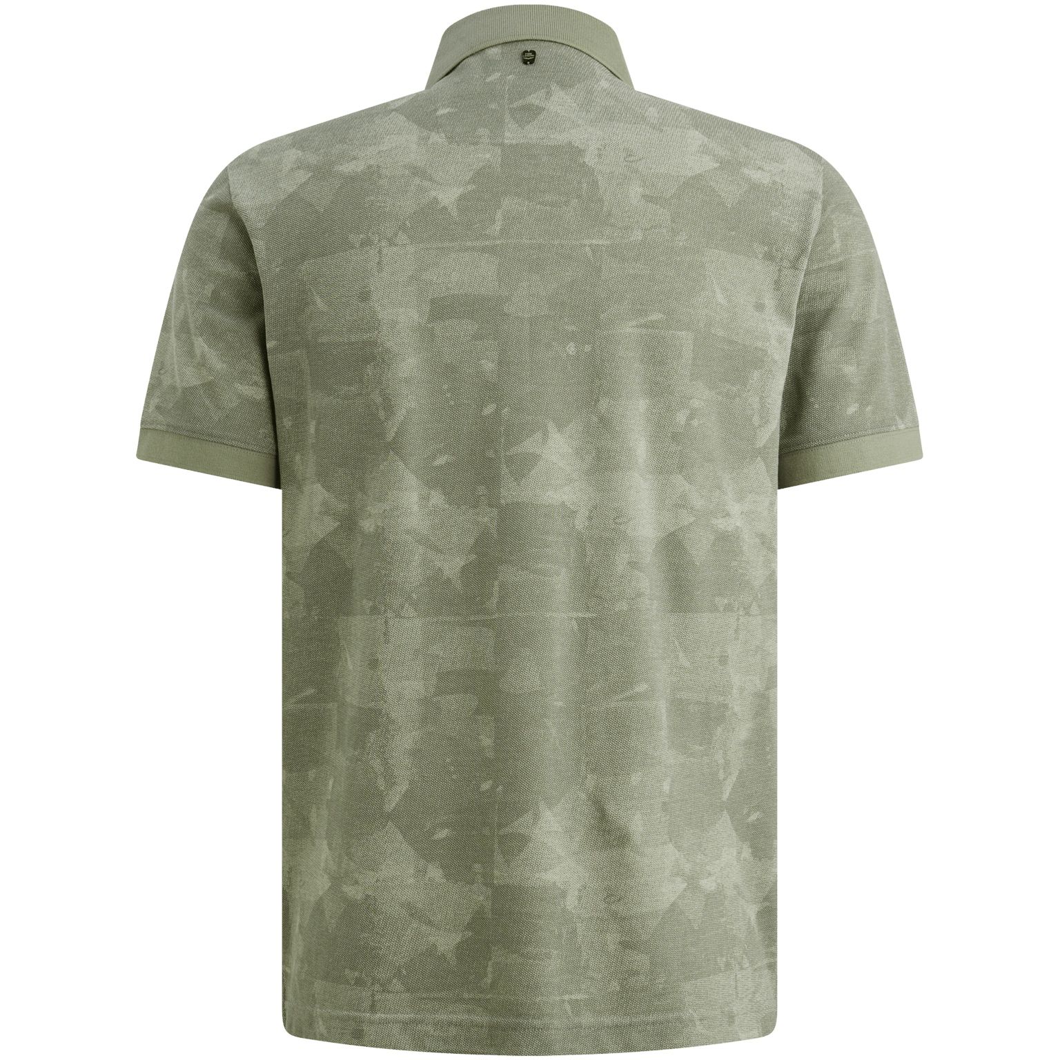 Pme Legend Short sleeve polo printed two tone Iceberg Green 2900161522039