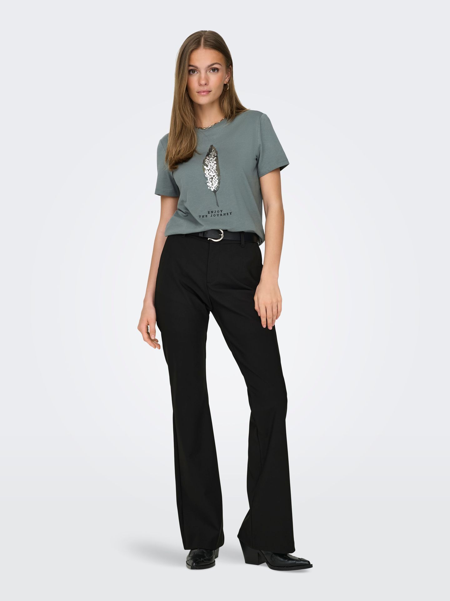 Only ONLTRAVEL MW FLARED PANT TLR Black 2900161541092 Only ONLTRAVEL MW FLARED PANT TLR Black 2900161541092