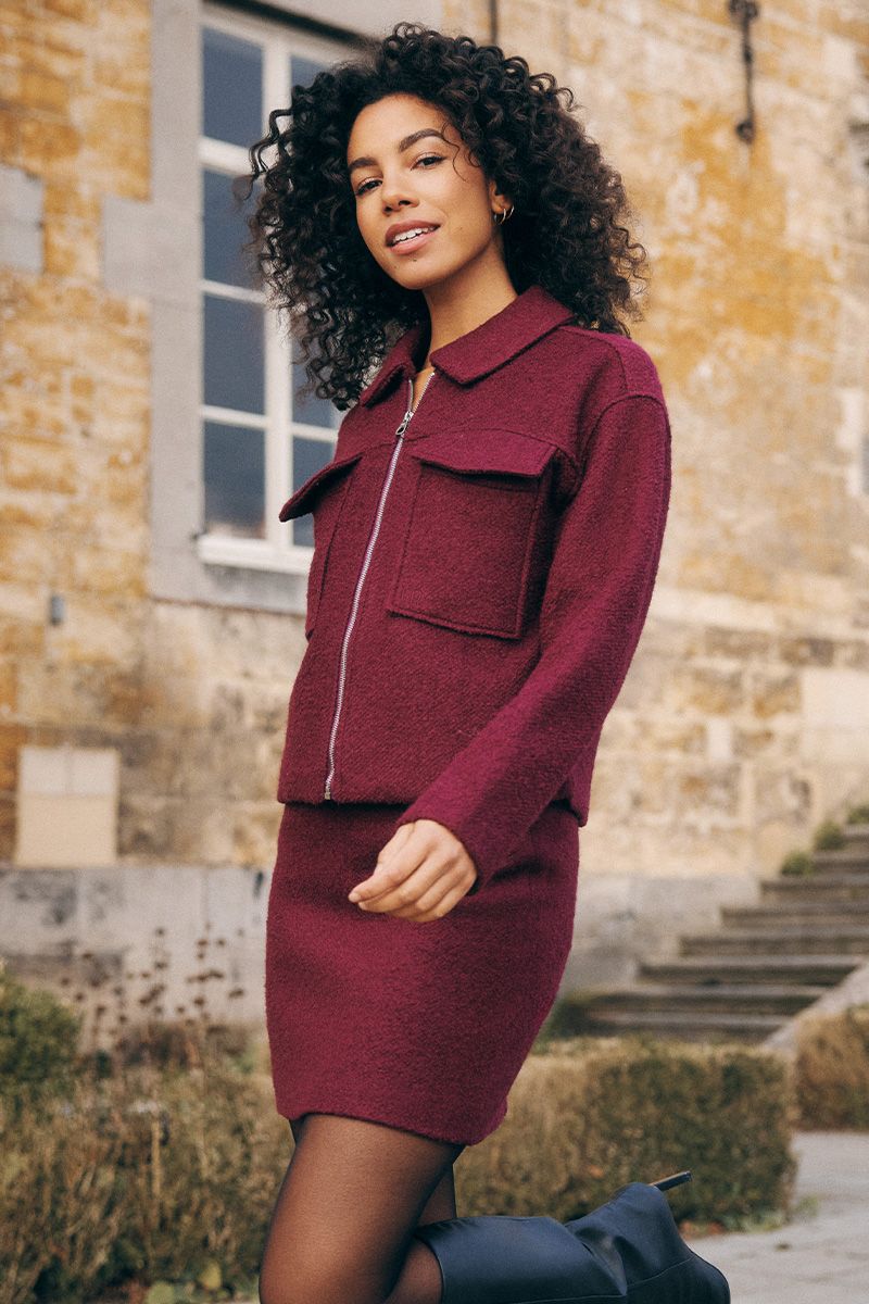 Lofty Manner Jacket Liselotte 256 burgundy red 2900161616066 Lofty Manner Jacket Liselotte 256 burgundy red 2900161616066