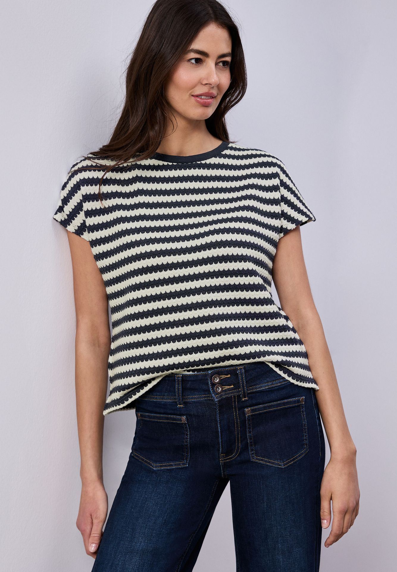 Street-One A324781 yds structure Style Crista shadowed navy 2900161675056