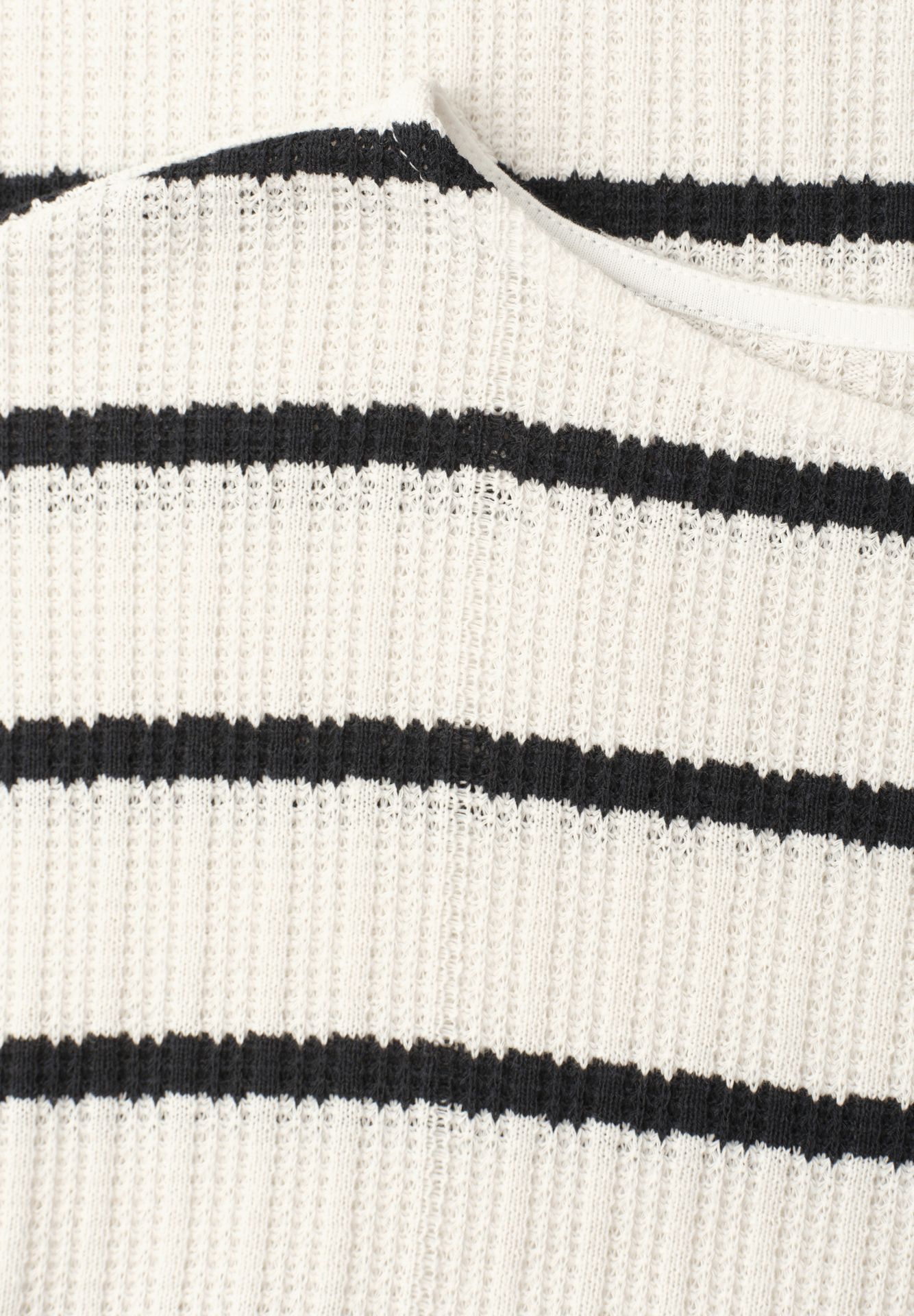 Street-One A324785 striped knit look shirt shadowed navy 2900161682030
