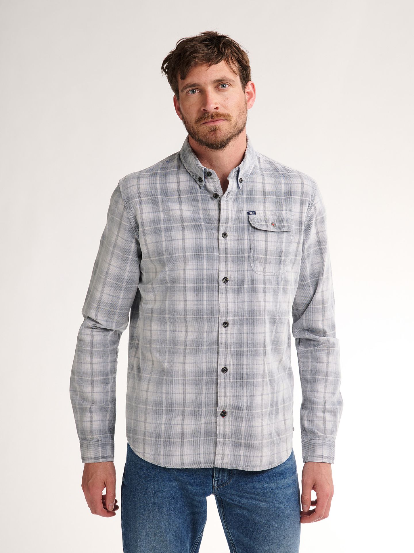 Petrol Industries Overhemd sil406 Licht grijs 2900161807082 Petrol Industries Overhemd sil406 Licht grijs 2900161807082