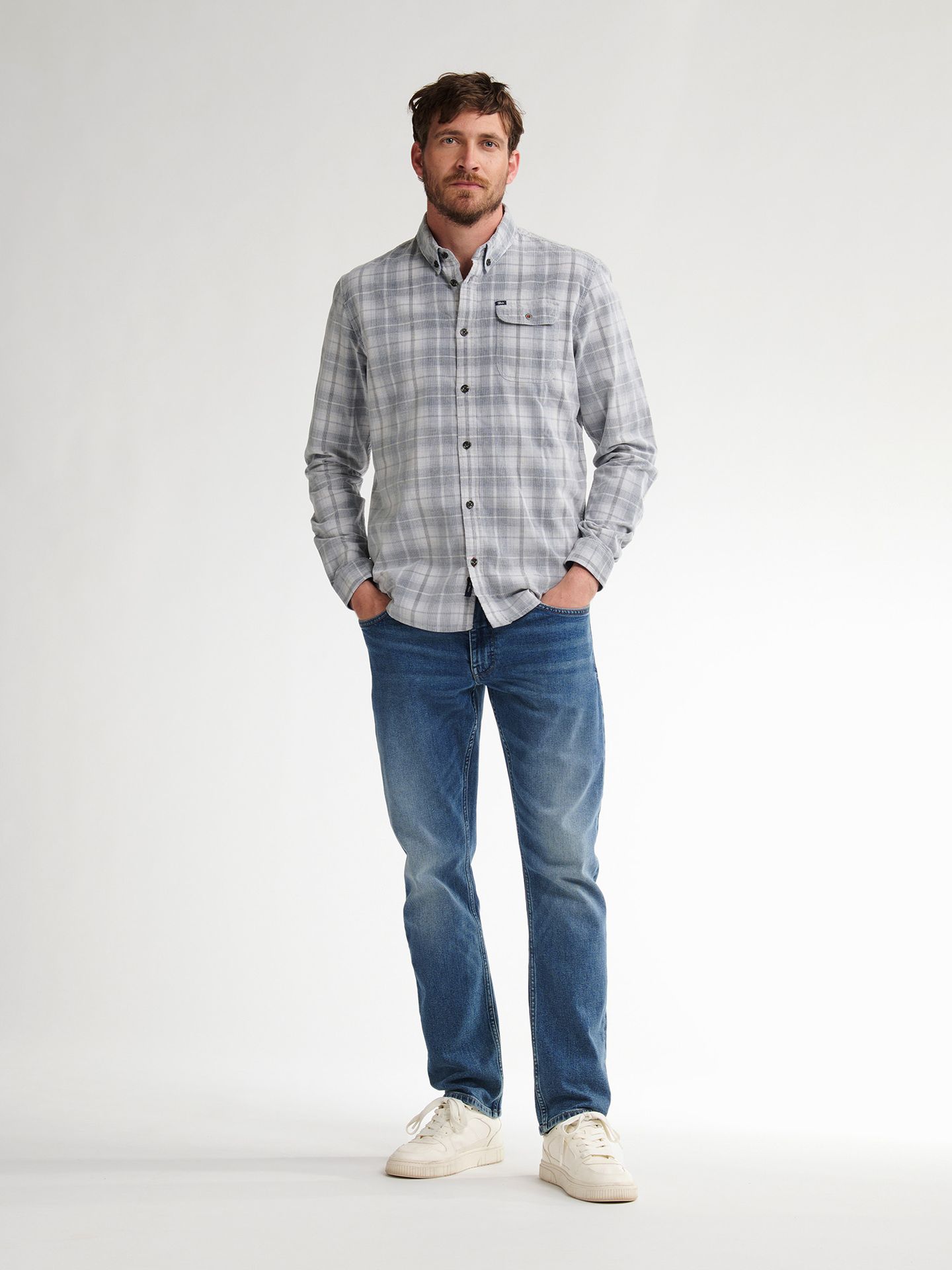 Petrol Industries Overhemd sil406 Licht grijs 2900161807082 Petrol Industries Overhemd sil406 Licht grijs 2900161807082