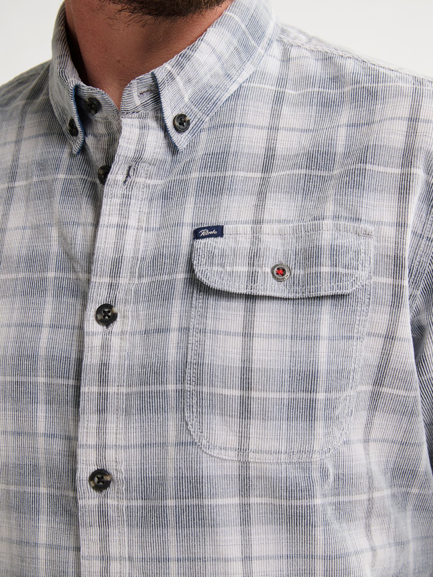 Petrol Industries Overhemd sil406 Licht grijs 2900161807082 Petrol Industries Overhemd sil406 Licht grijs 2900161807082