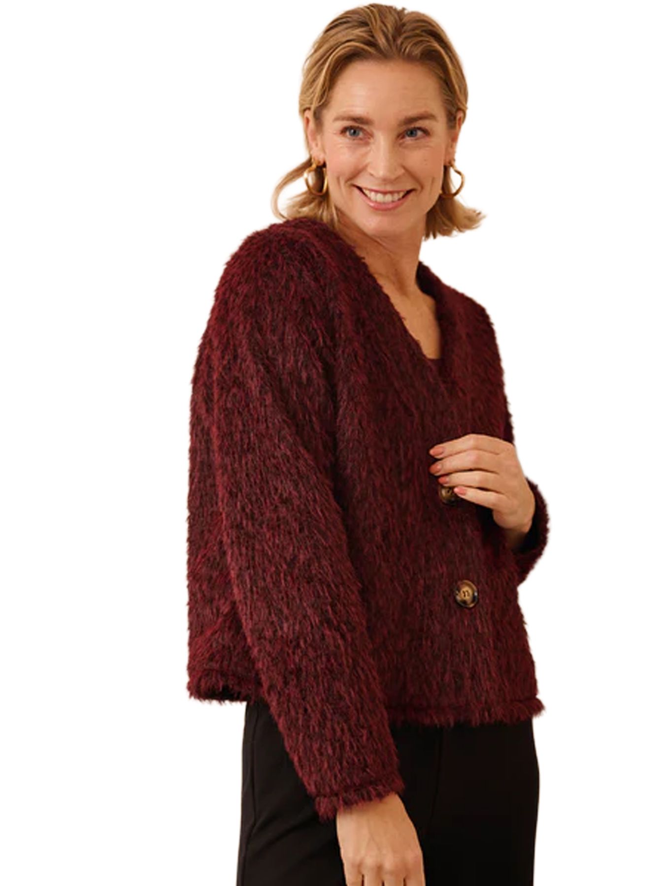 Fos Fashion 7620 Reina beaver Beaujolais 00116023-BEAU
