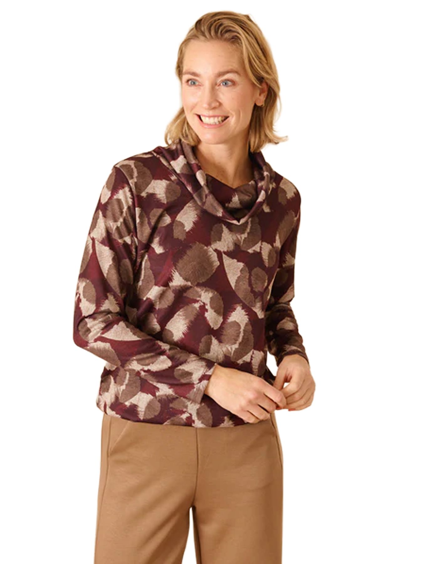 Fos Fashion 7633 Nico grafisch bordeaux 2900161837041